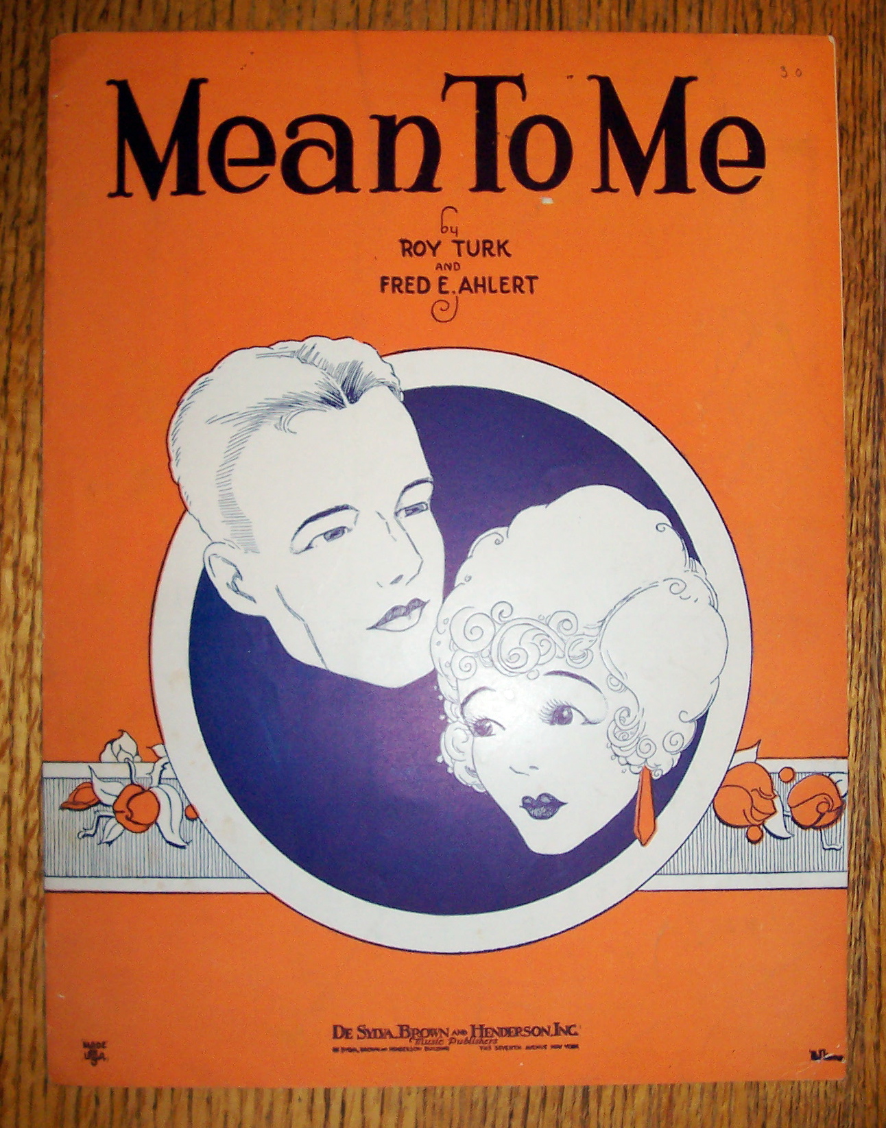 Sheet Music For 1929 Mean To Me