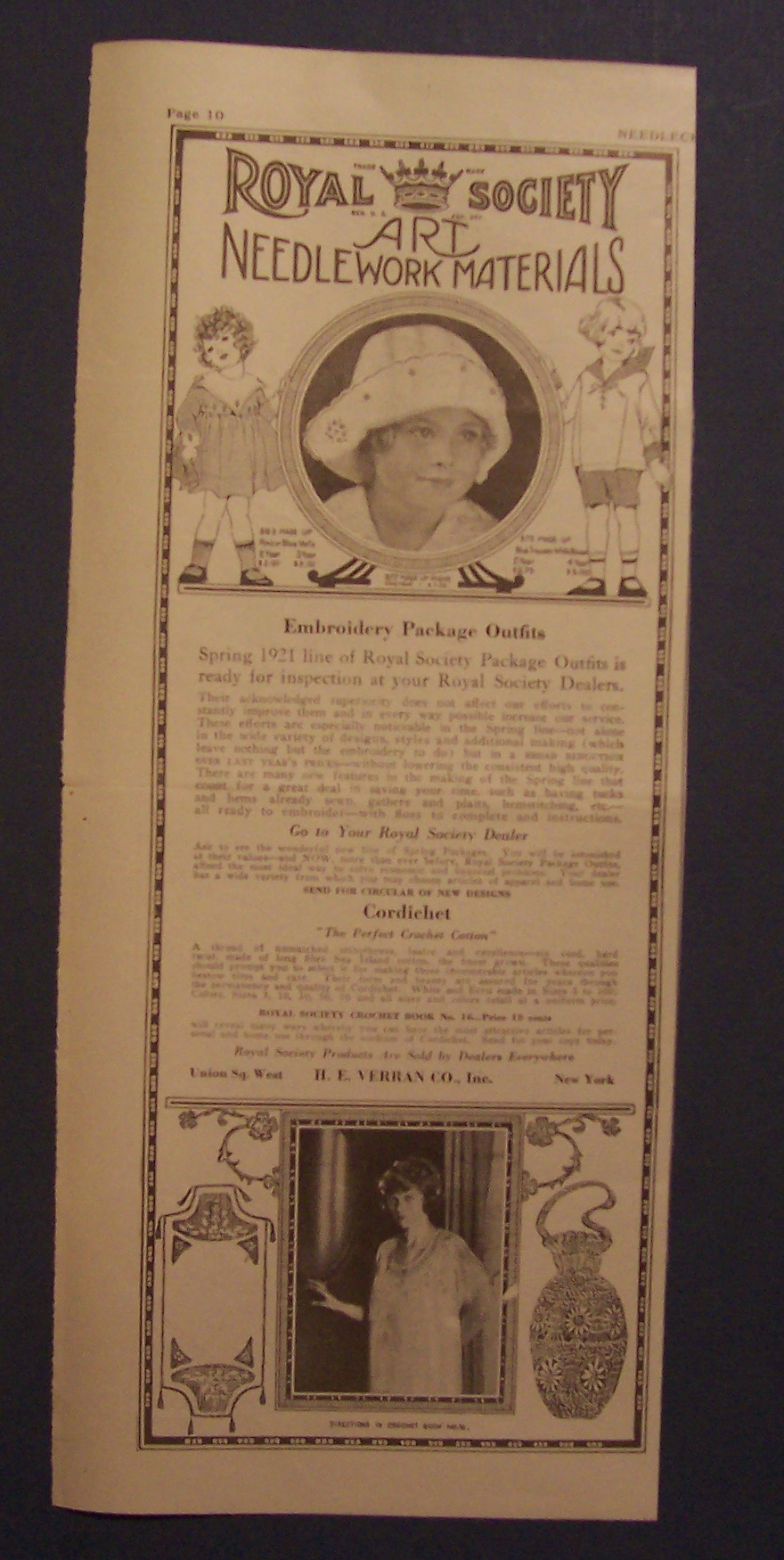 1921  Royal  Society  Art  Needlework  Materials