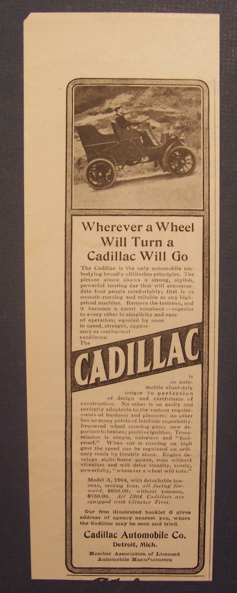 1904 Cadillac