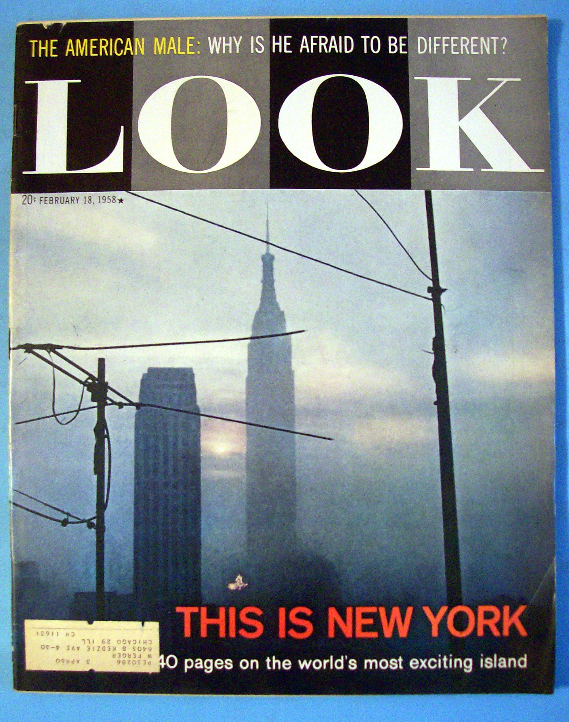 Look Magazine - February 18, 1958 - New York