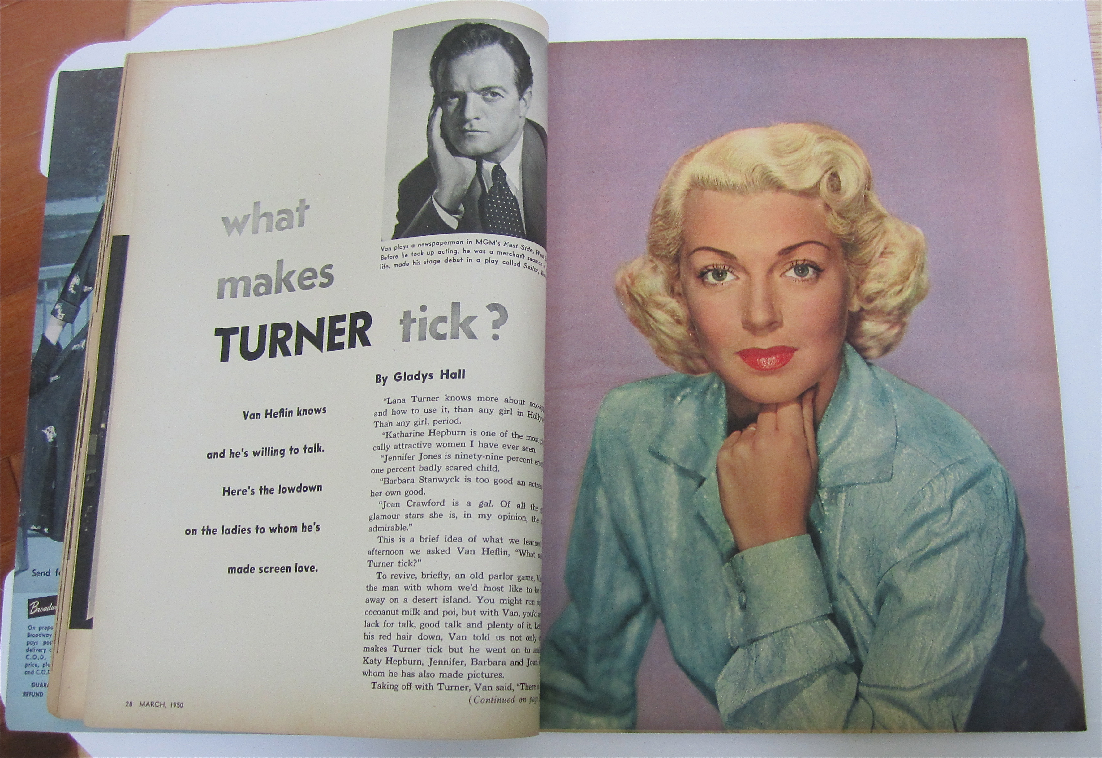 Movie Stars Parade Magazine March 1950 Lana Turner