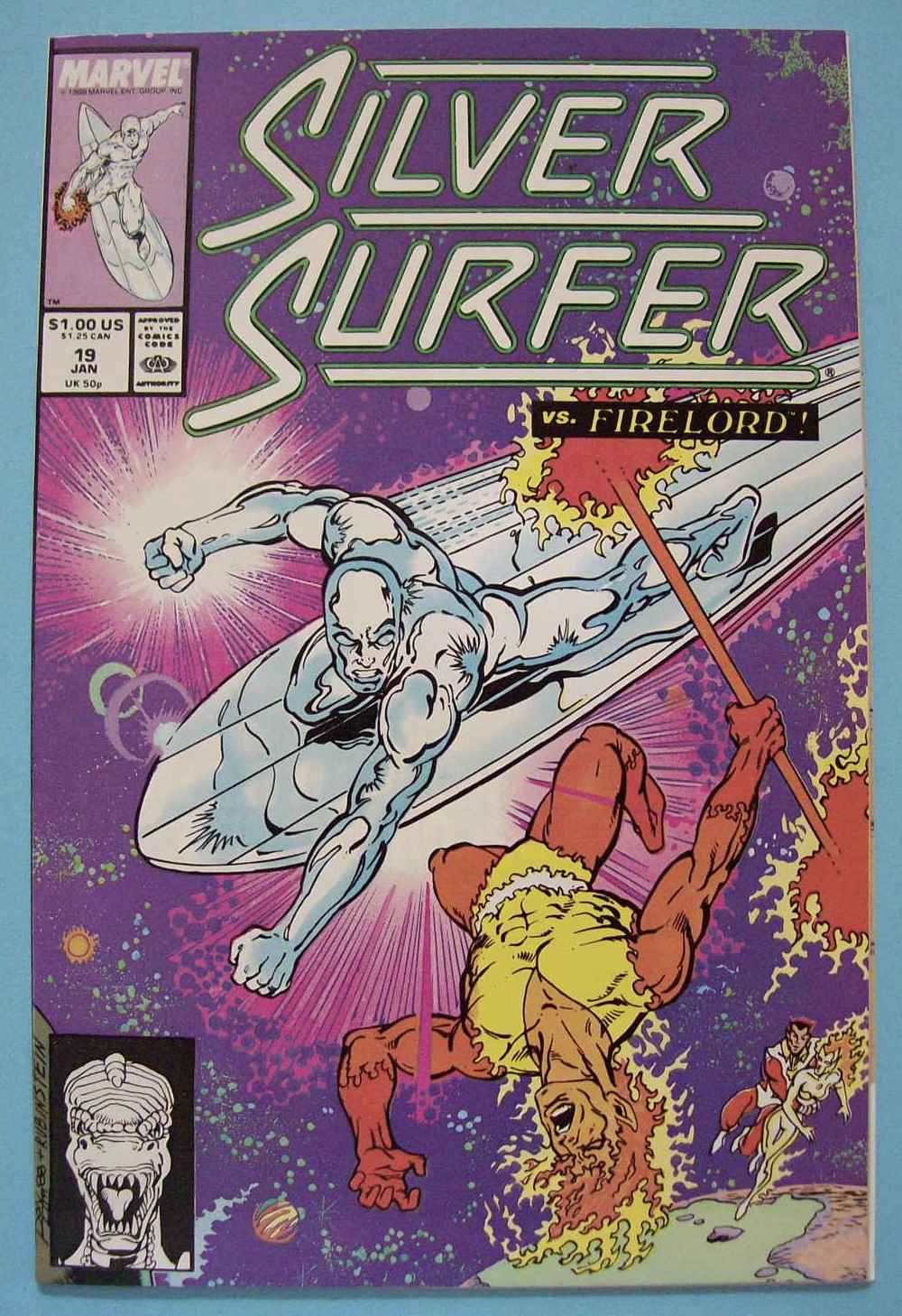 Silver Surfer Comics - Jan 1989 - Playing With Matches