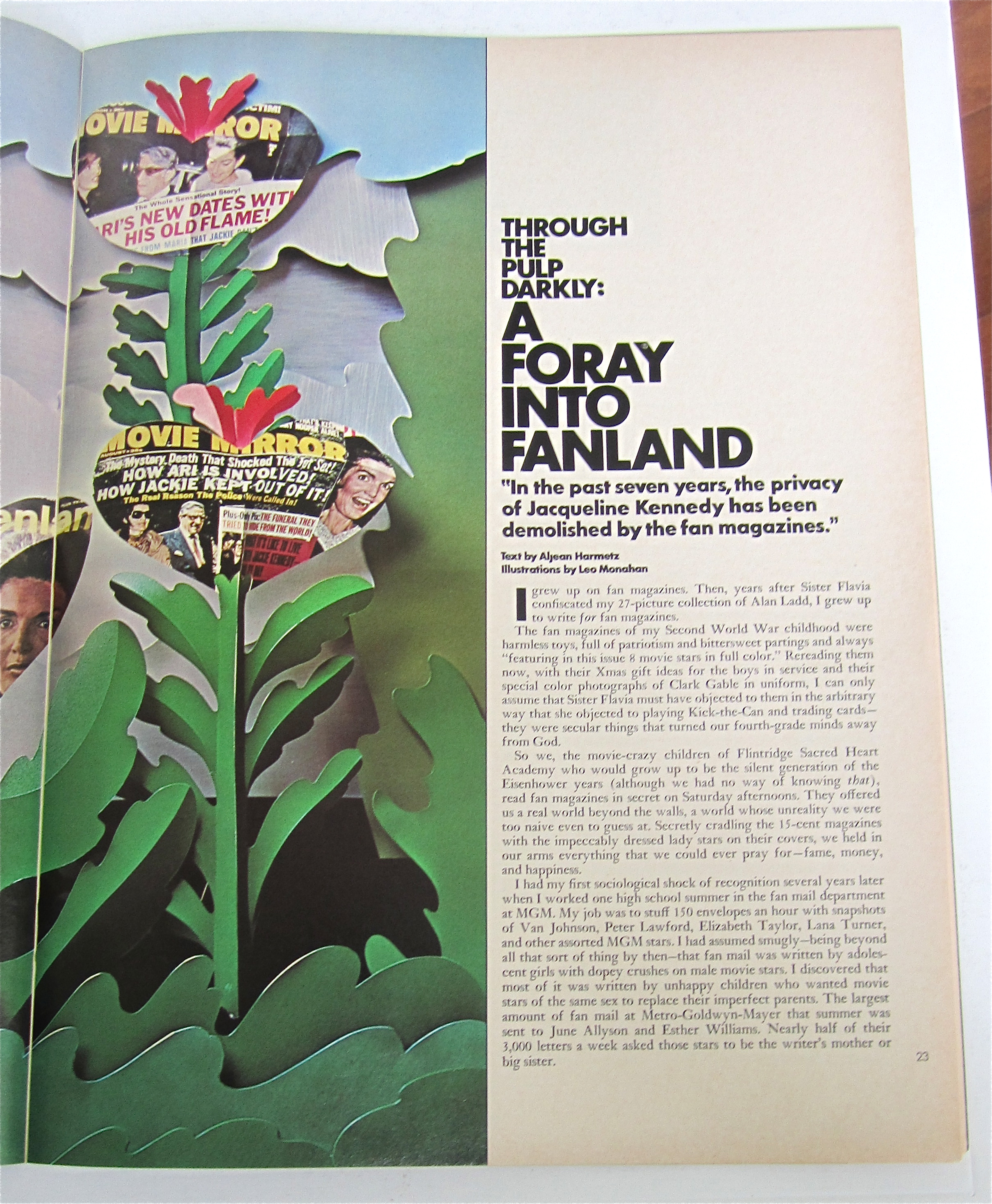 Show Magazine September 3, 1970 Jackie Harassed