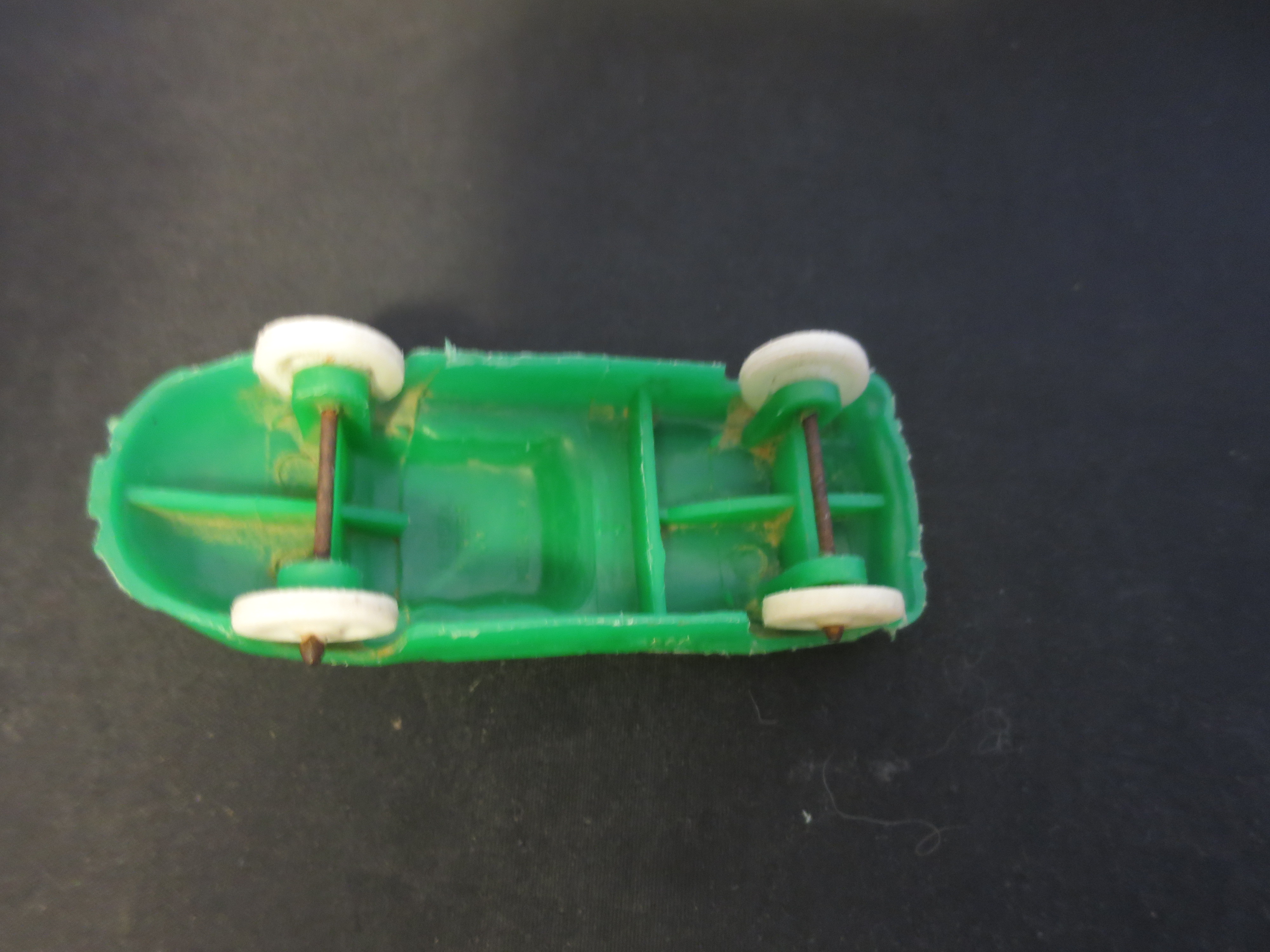 Vintage Auburn Rubber Green Racer Car