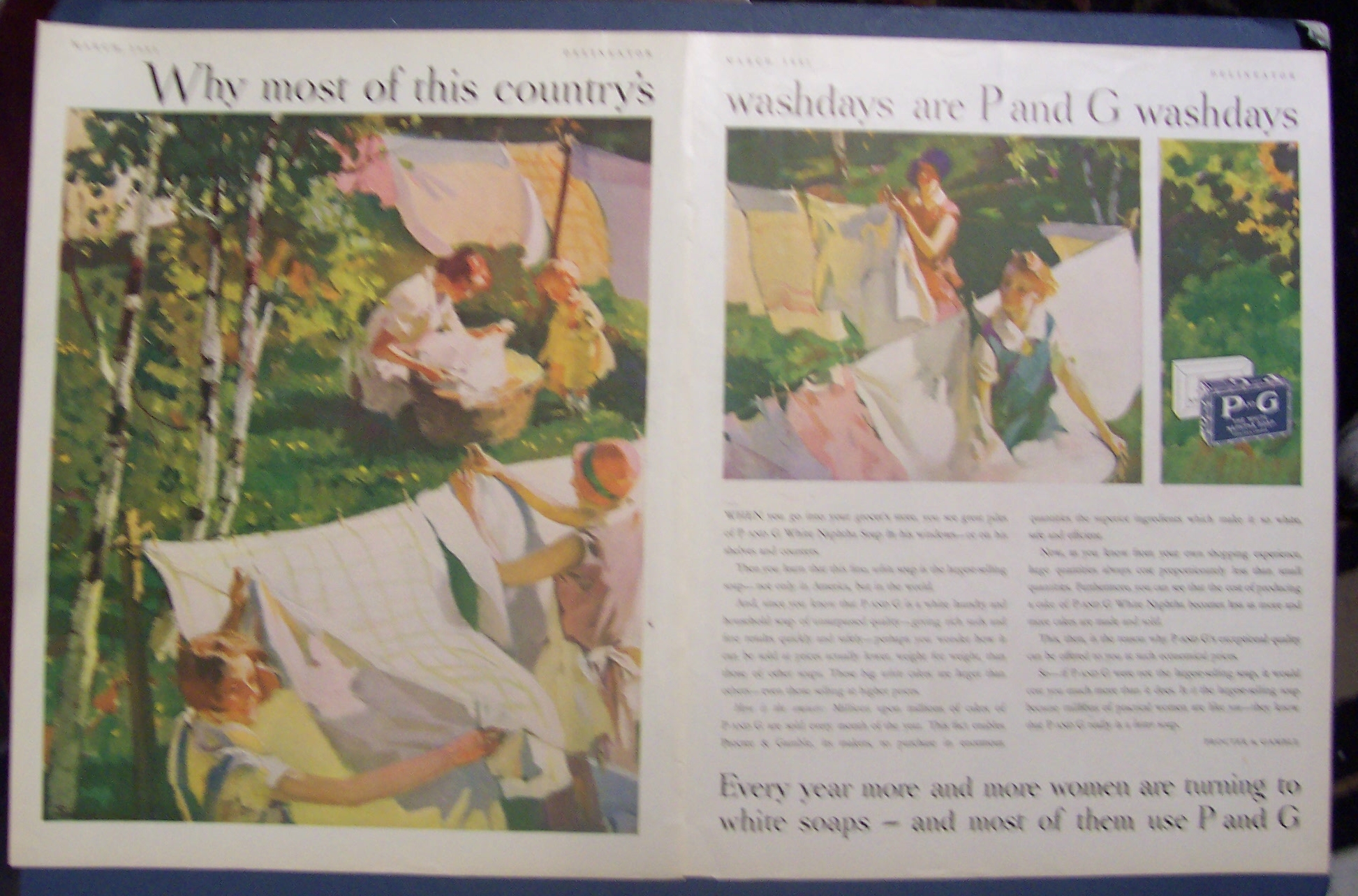 1931 P And G White Naptha Soap