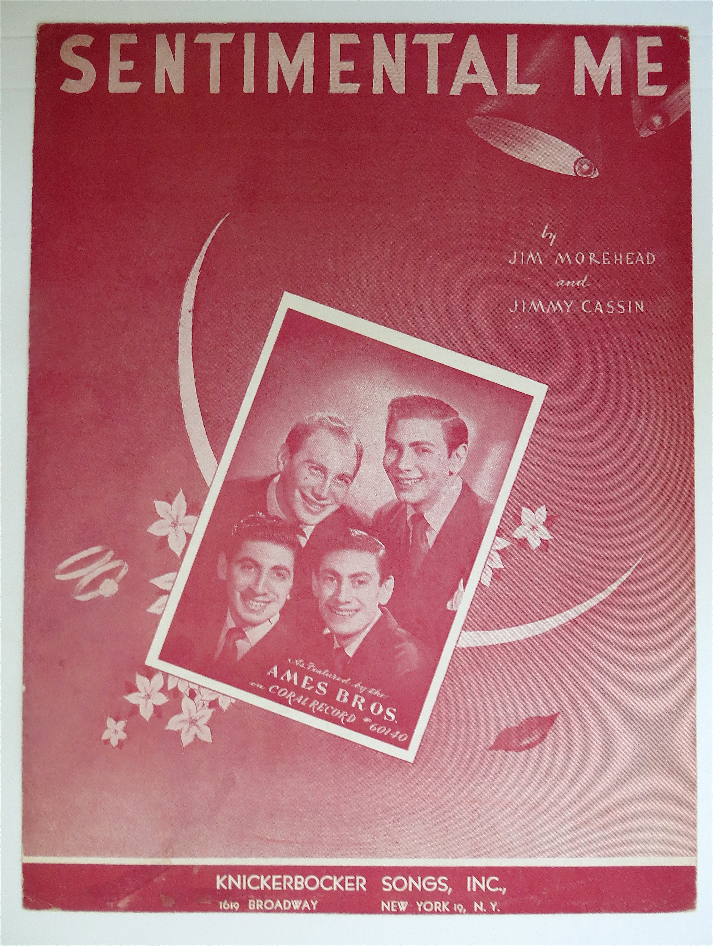 1950 Sentimental Me By Jim Morehead & Jimmy Cassin