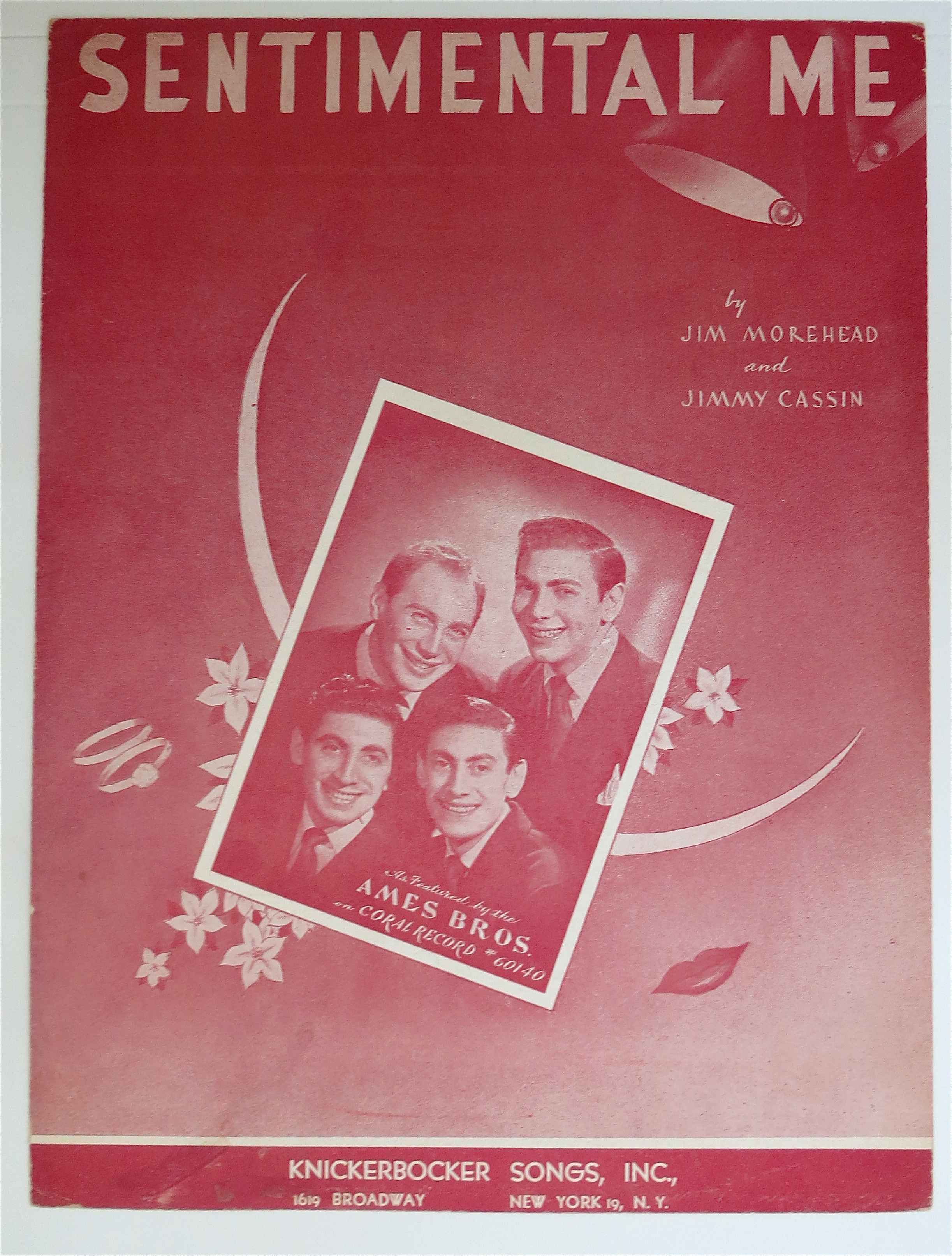 1950 Sentimental Me By Jim Morehead & Jimmy Cassin