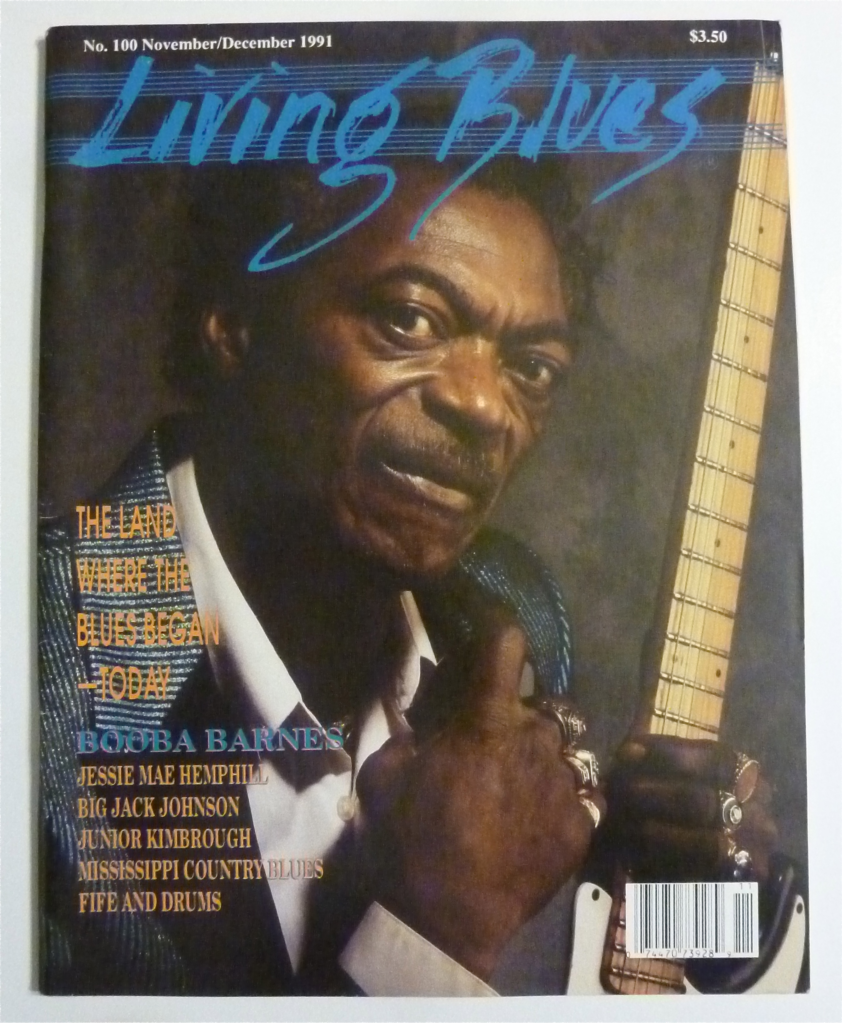 Living Blues Magazine Nov/Dec 1991 Booba Barnes