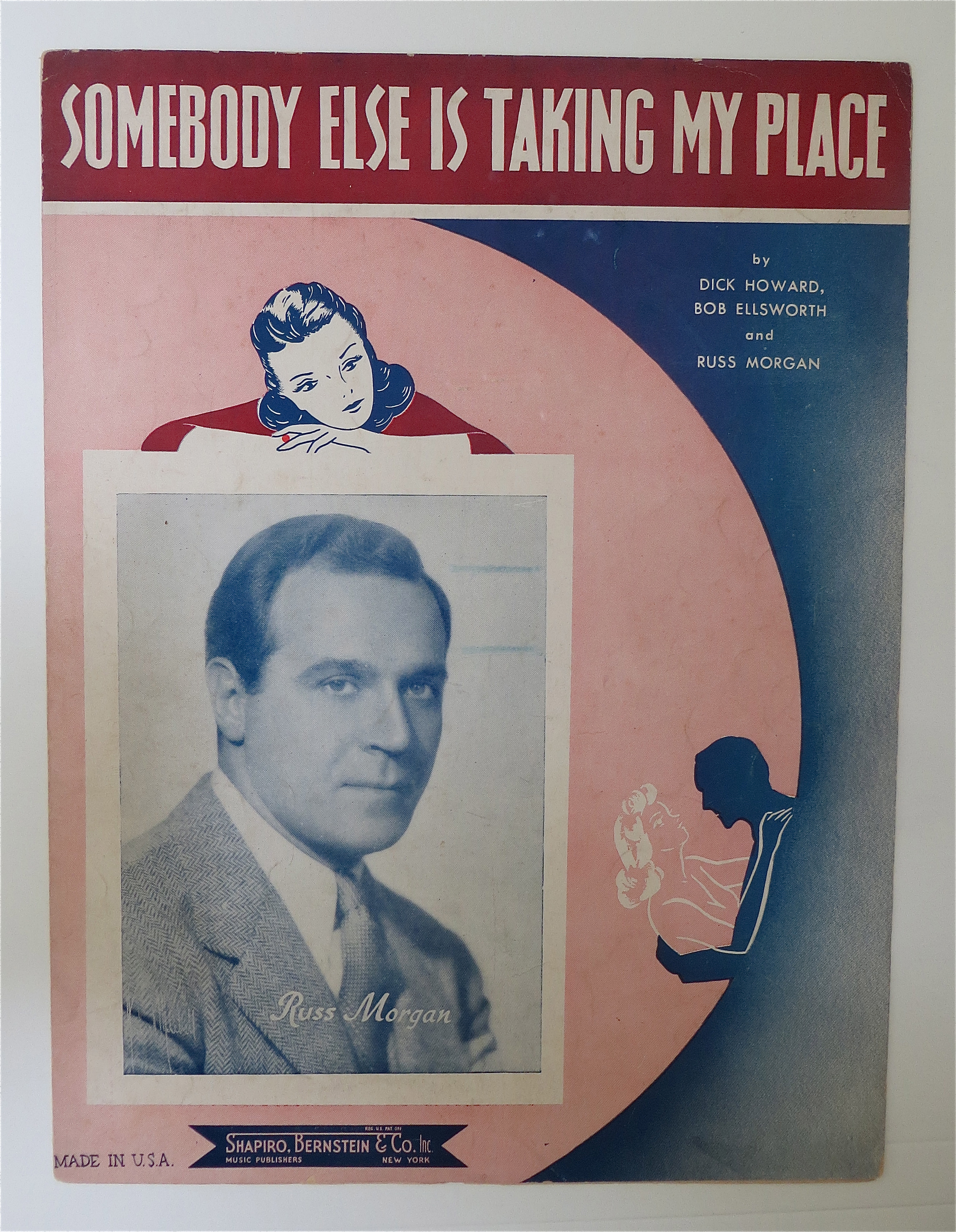 Sheet Music For 1937 Somebody Else Is Taking My Place