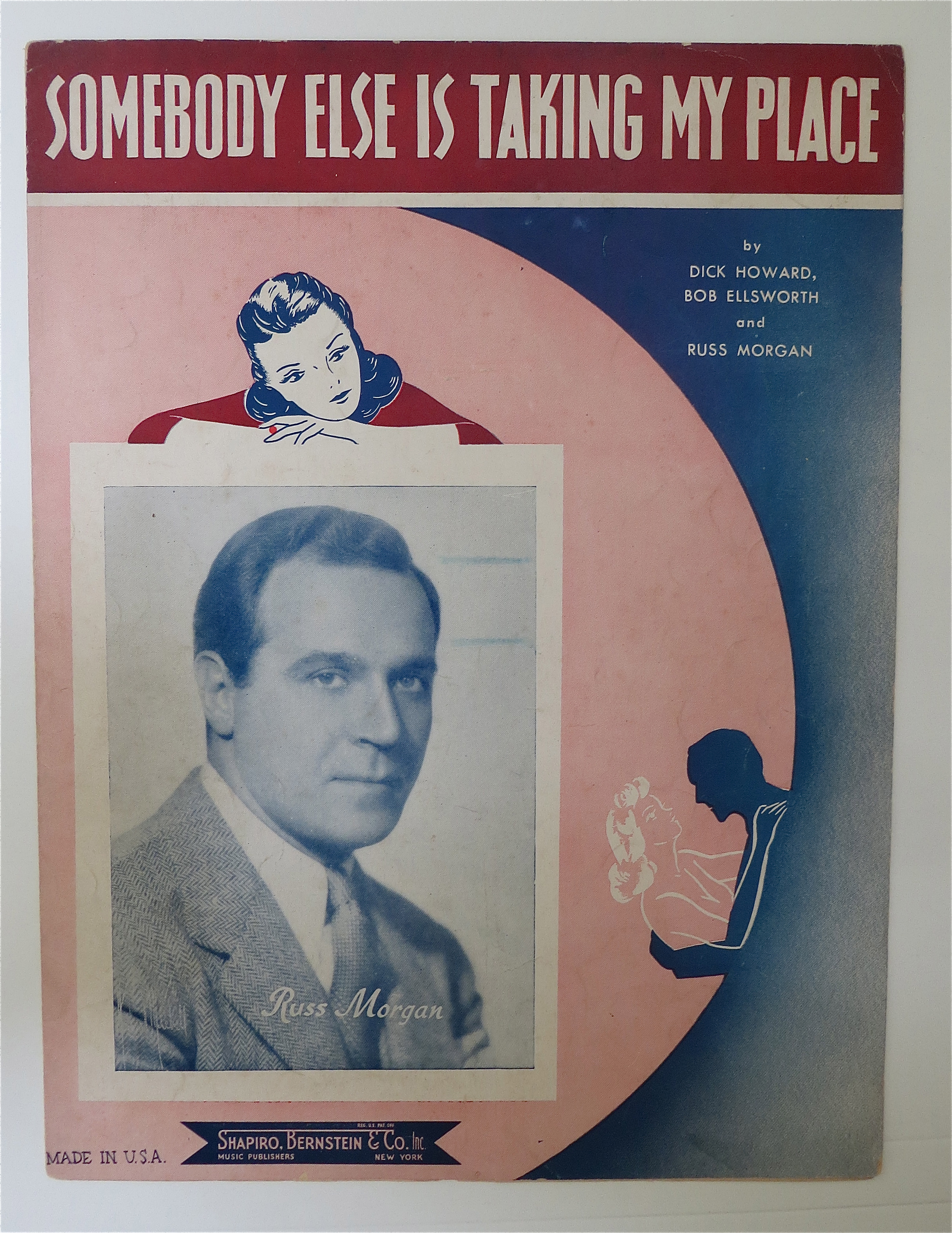 Sheet Music For 1937 Somebody Else Is Taking My Place