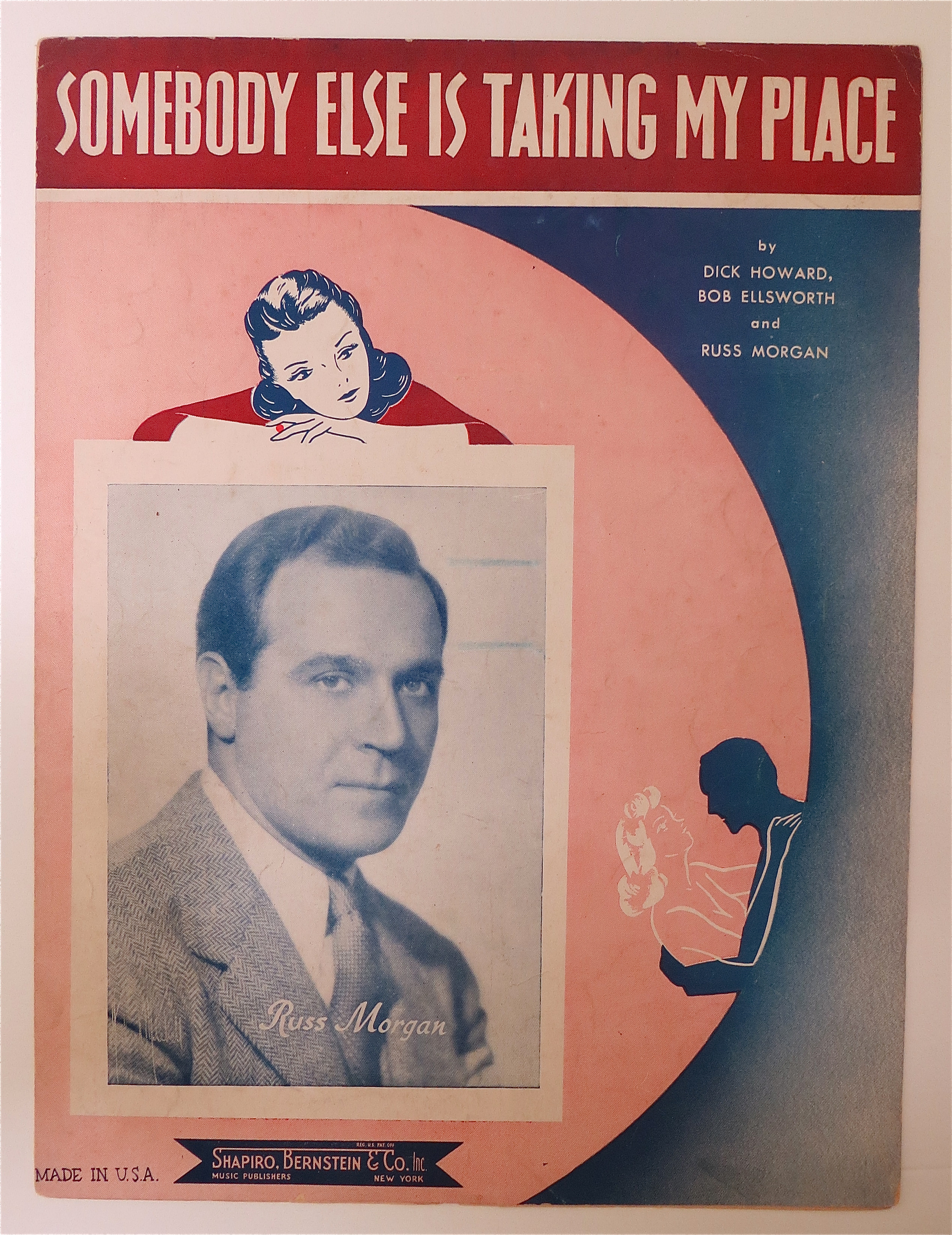 Sheet Music For 1937 Somebody Else Is Taking My Place