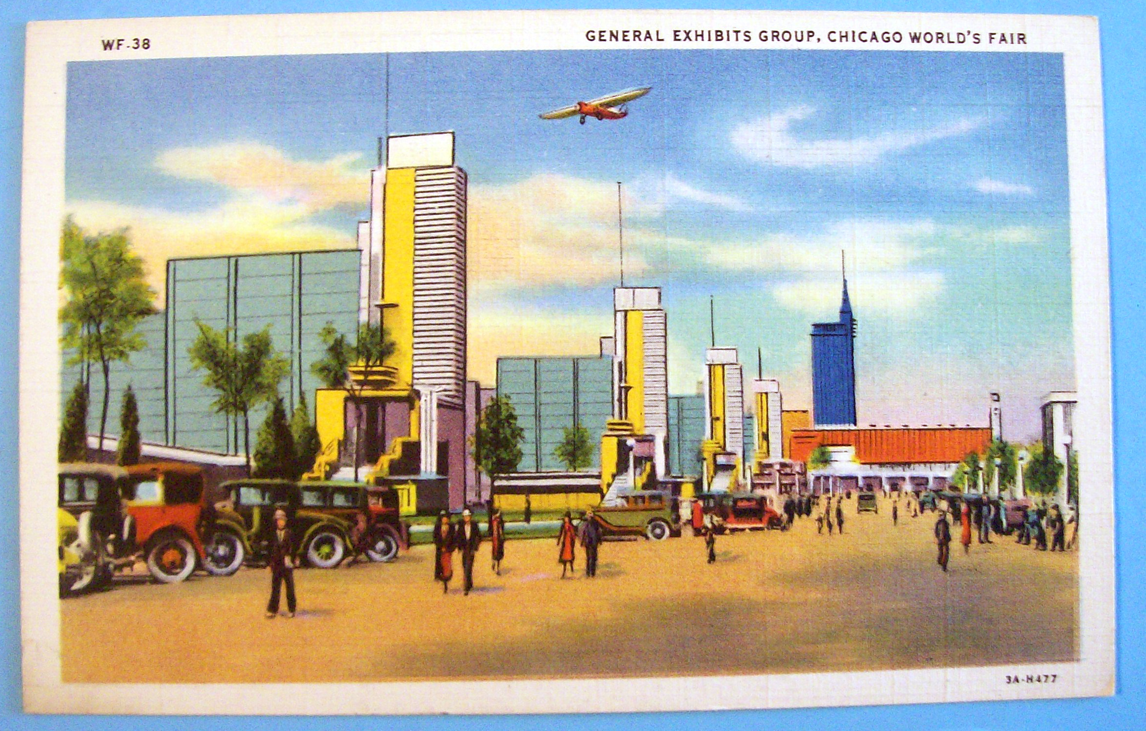 General Exhibit Group Postcard-1933 Century Of Progress