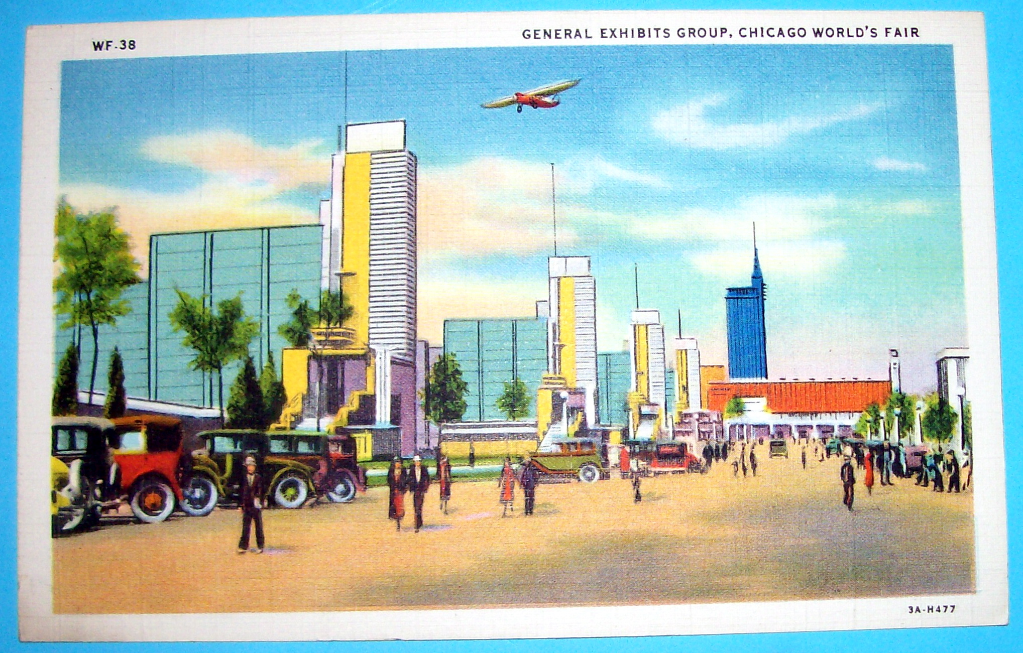 General Exhibit Group Postcard-1933 Century Of Progress