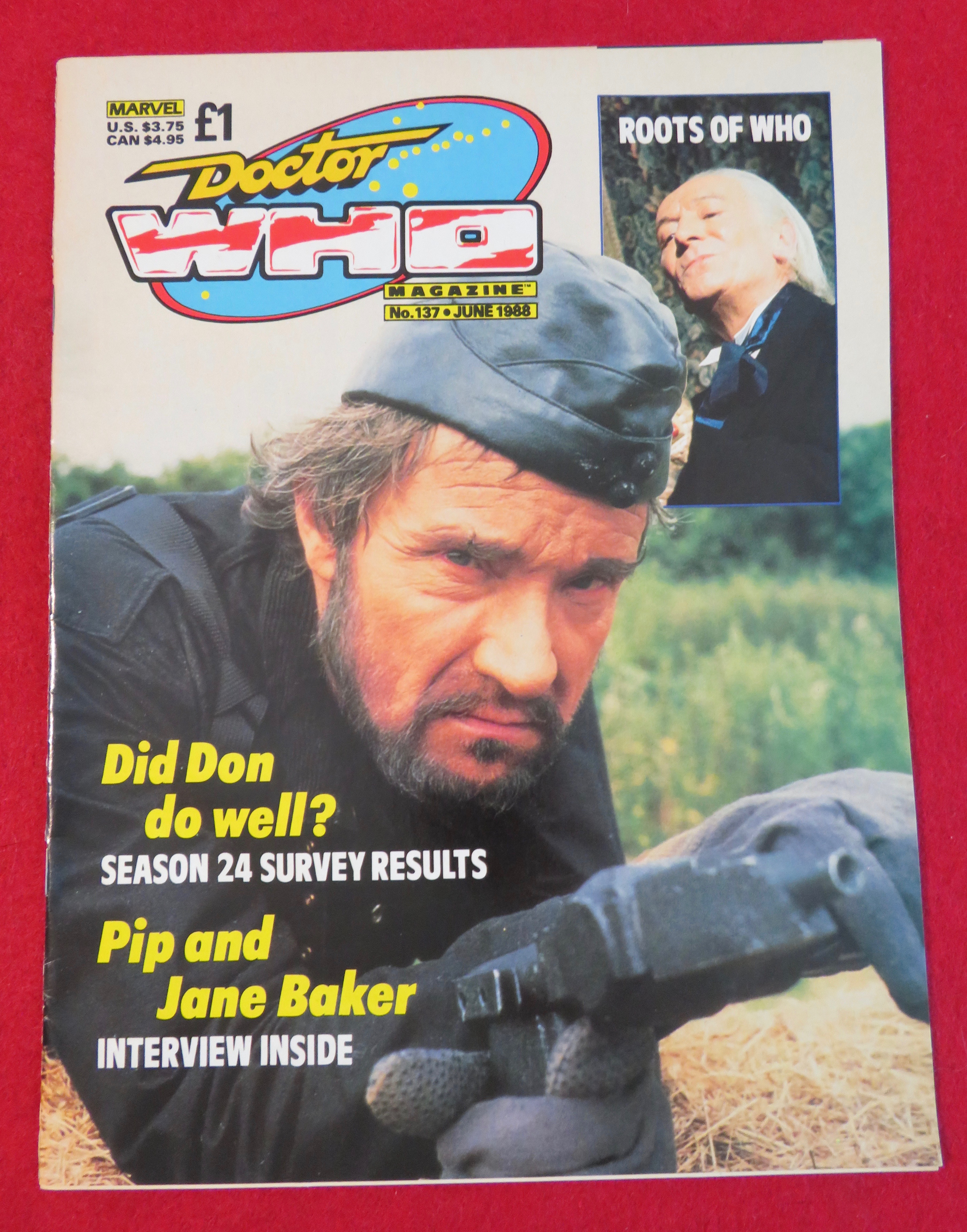 Doctor (Dr) Who Magazine June 1988 Pip & Jane Baker