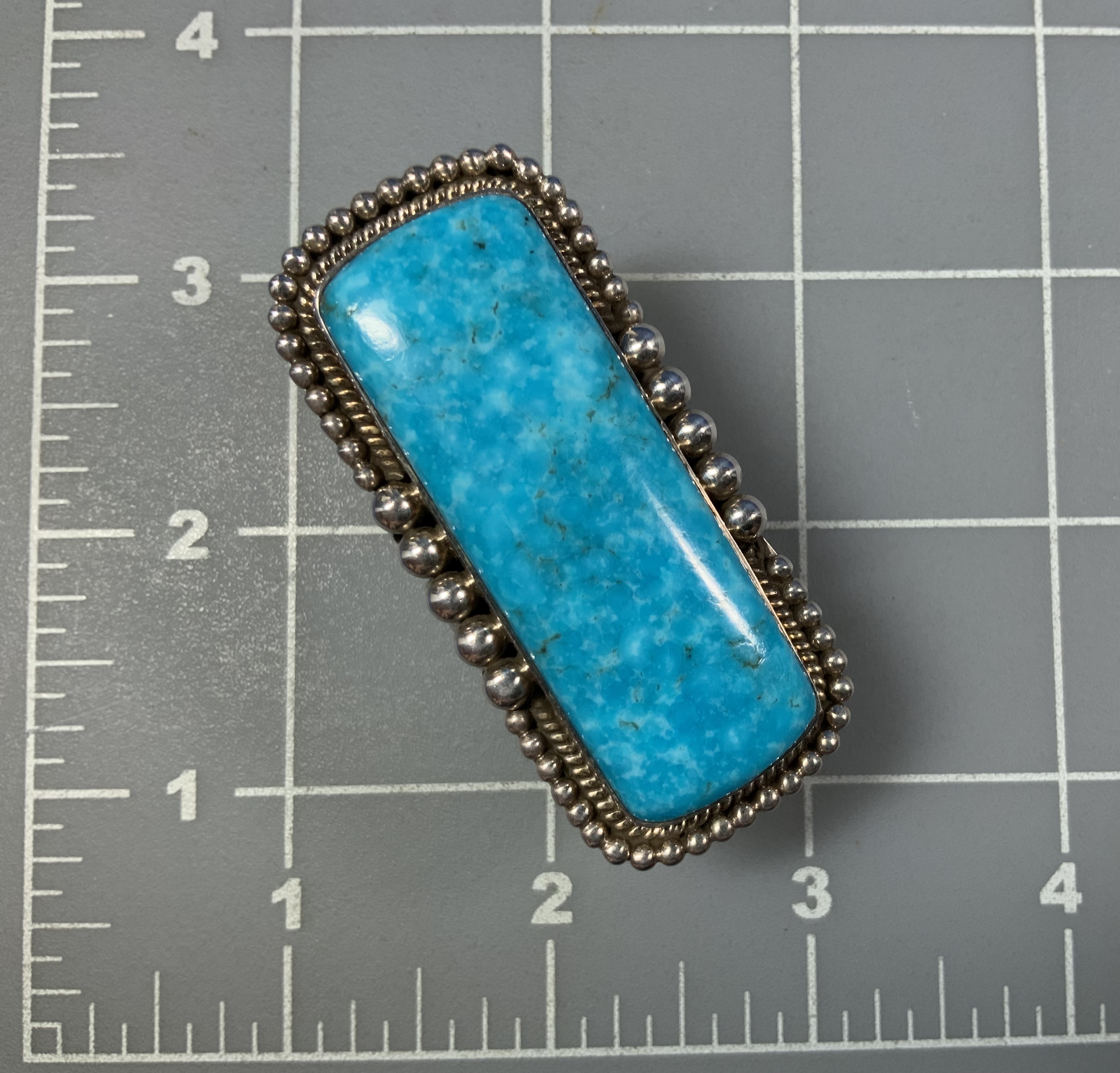 Dan Dodson (RIP) Turquoise Sterling Silver Ring