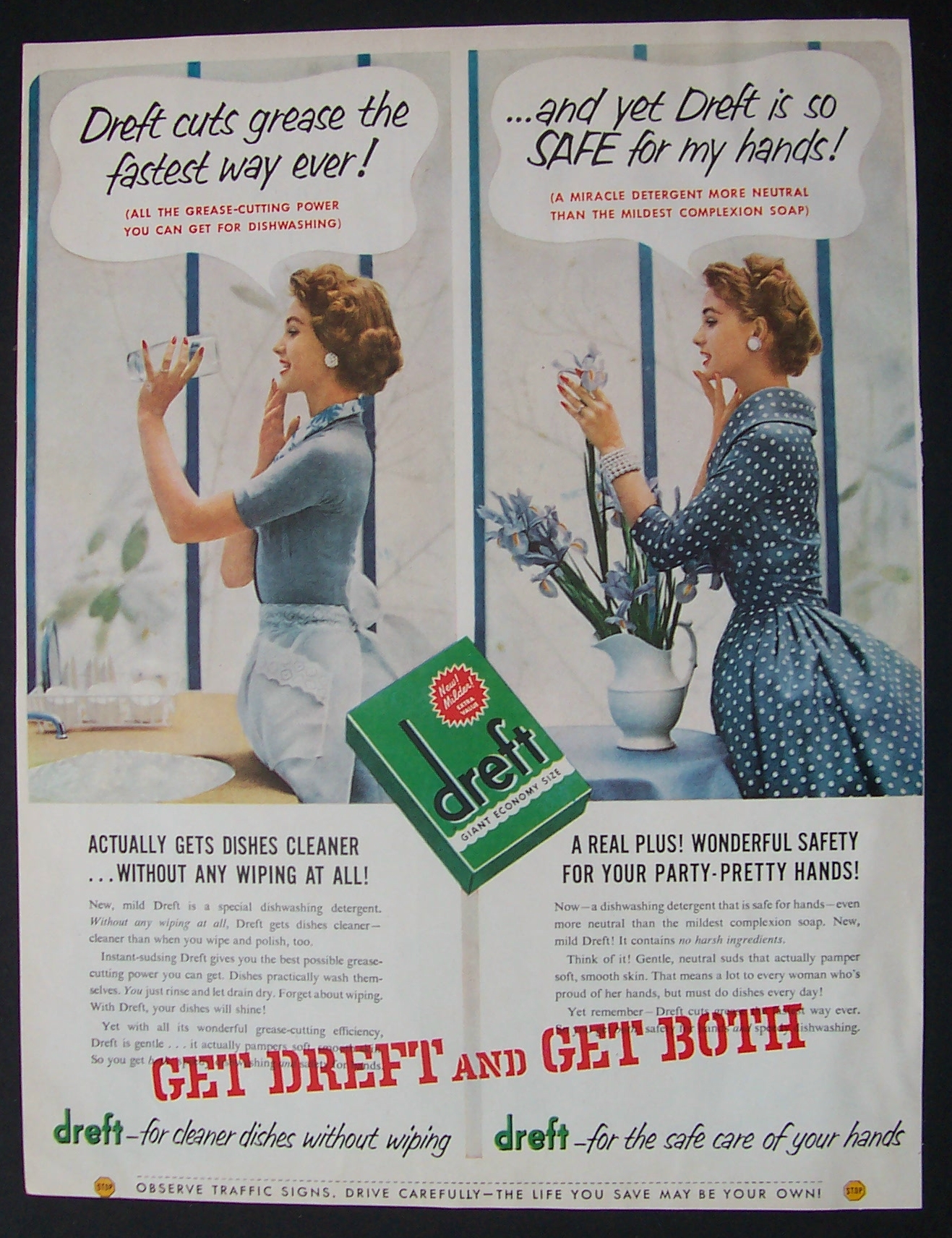 1954  Dreft  Dishwashing  Soap