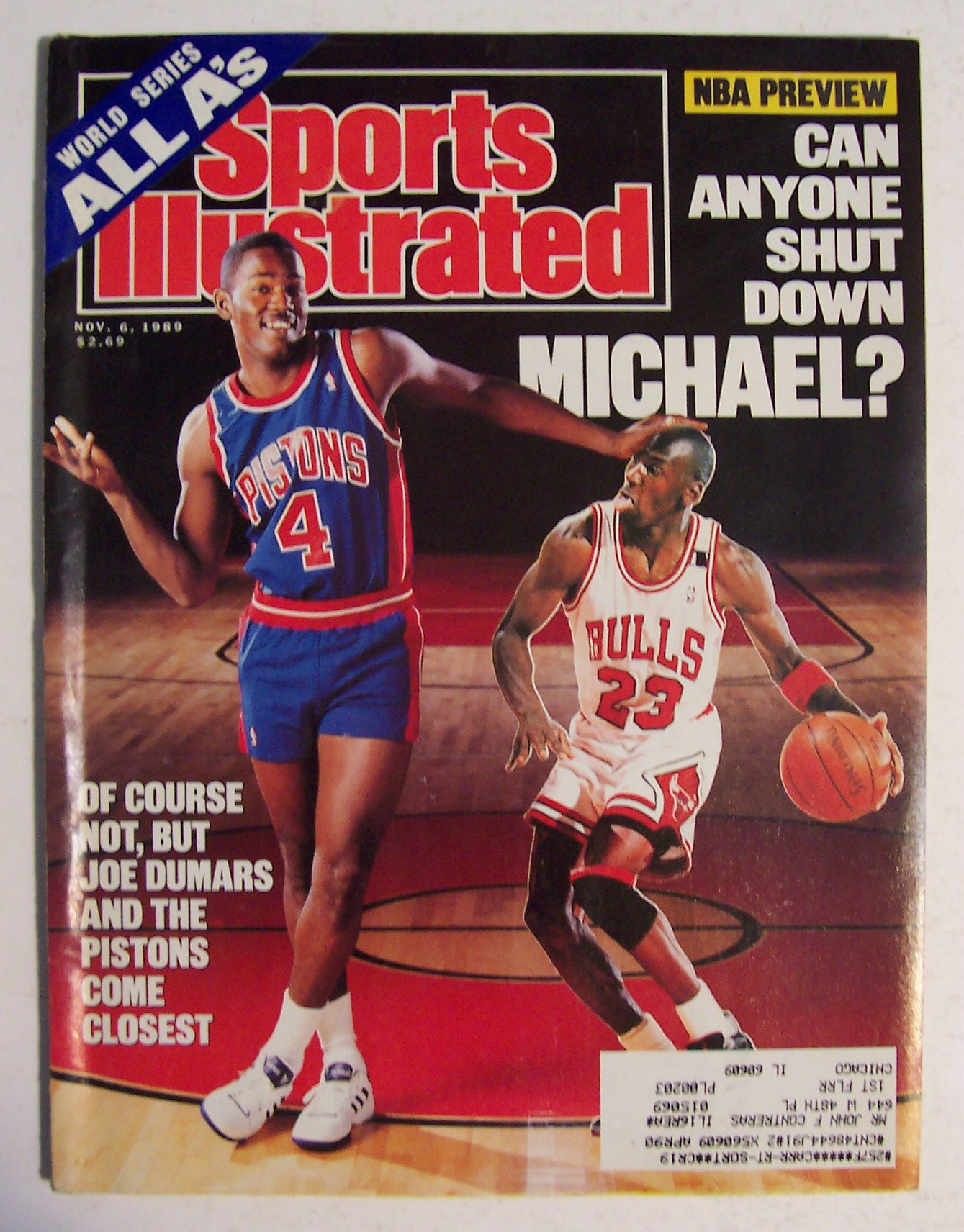 Sports Illustrated-November 6, 1989-Michael Jordan