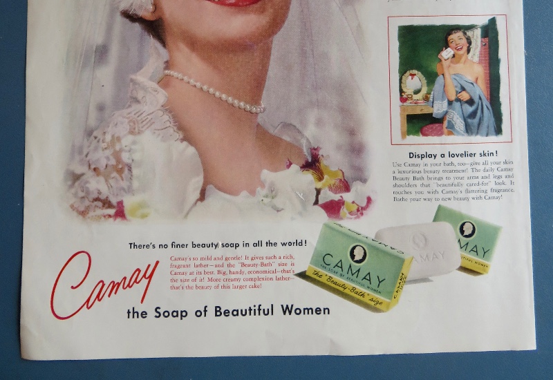1951 Camay Soap with Lovely Bride