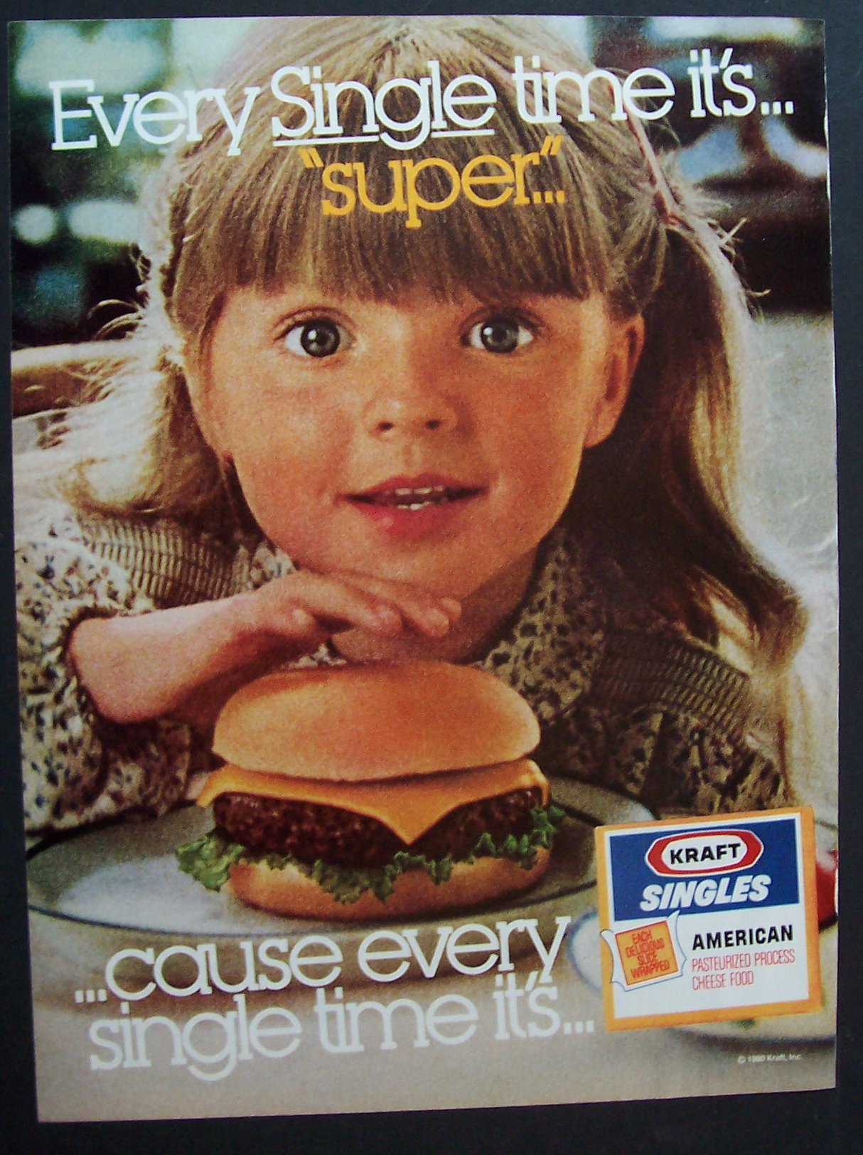 1980  Kraft  American  Cheese  Singles
