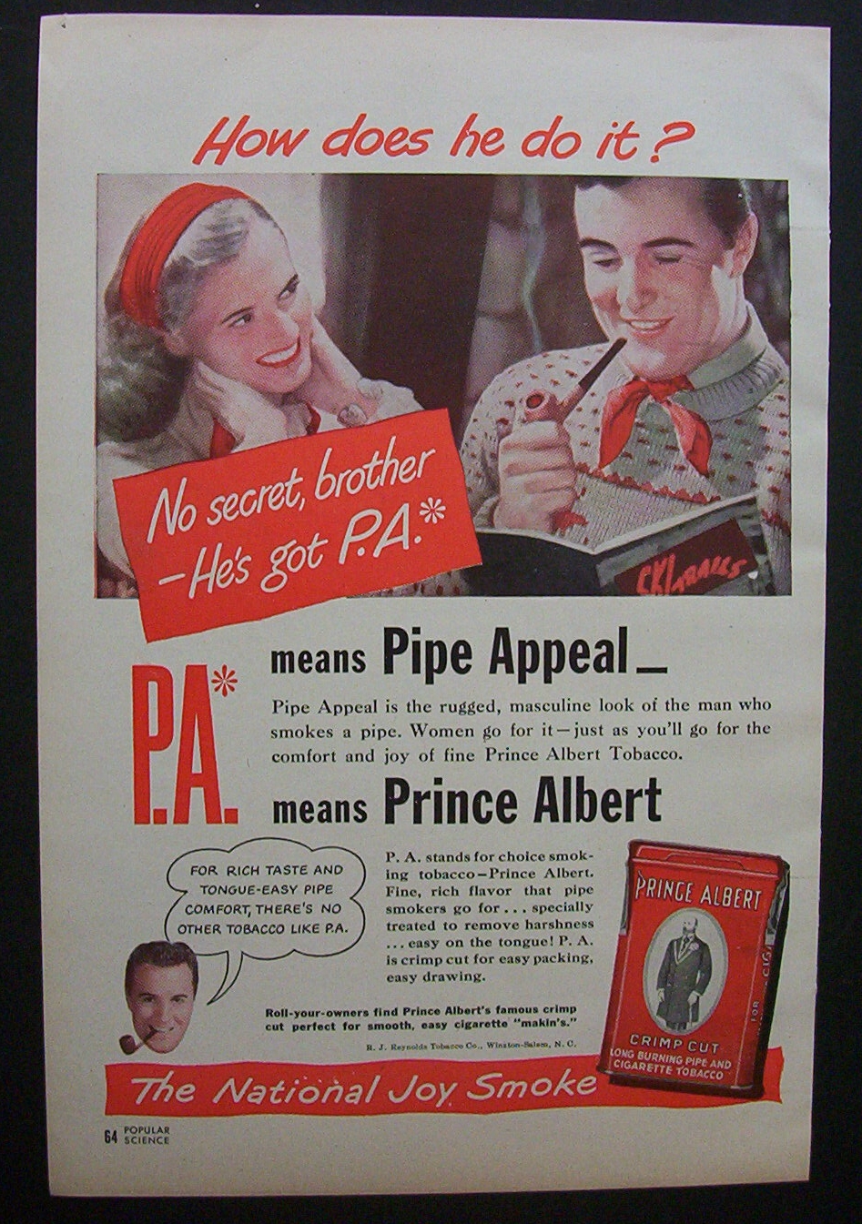 1947  Prince  Albert  Tobacco