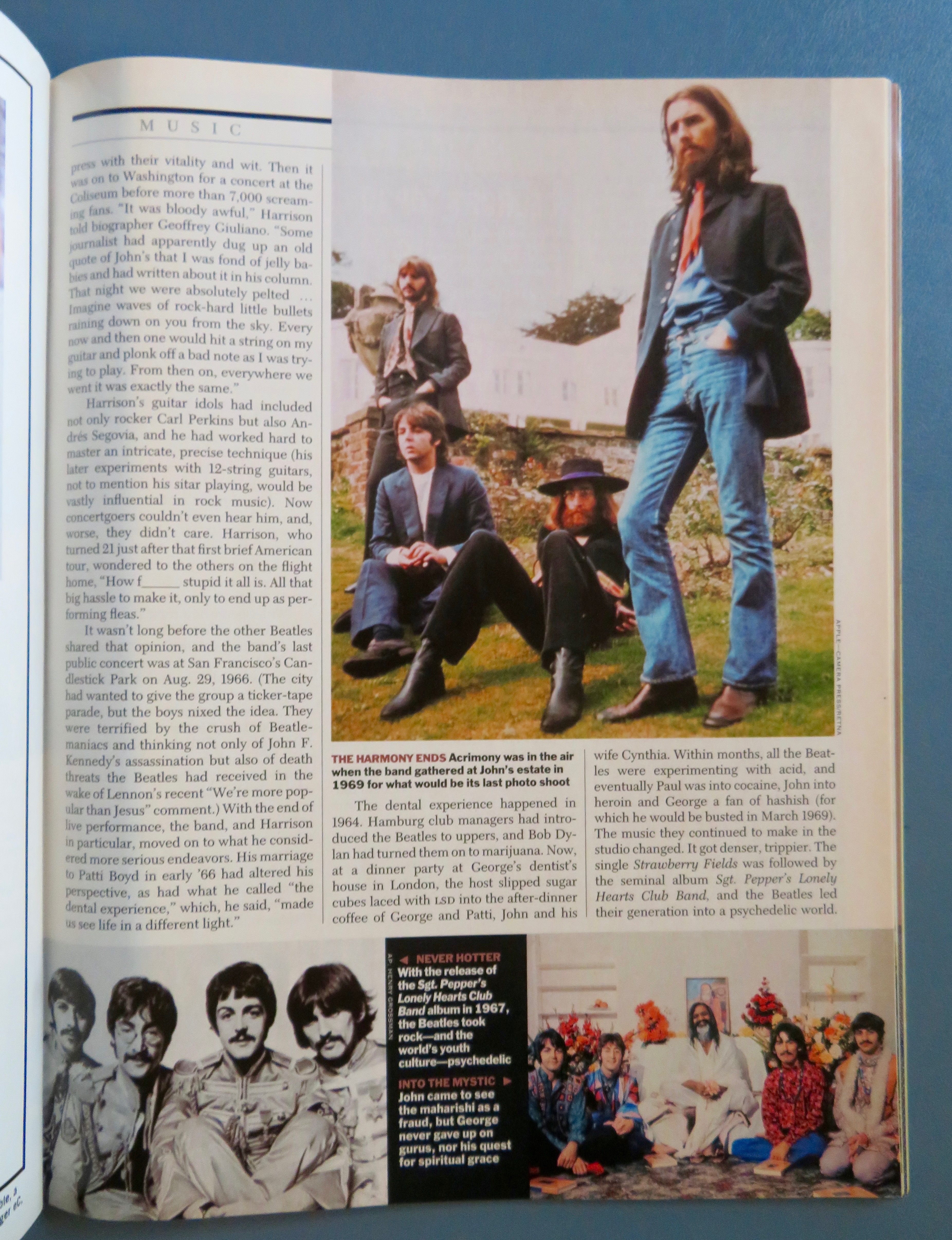 Time Magazine December 10, 2001 George Harrison