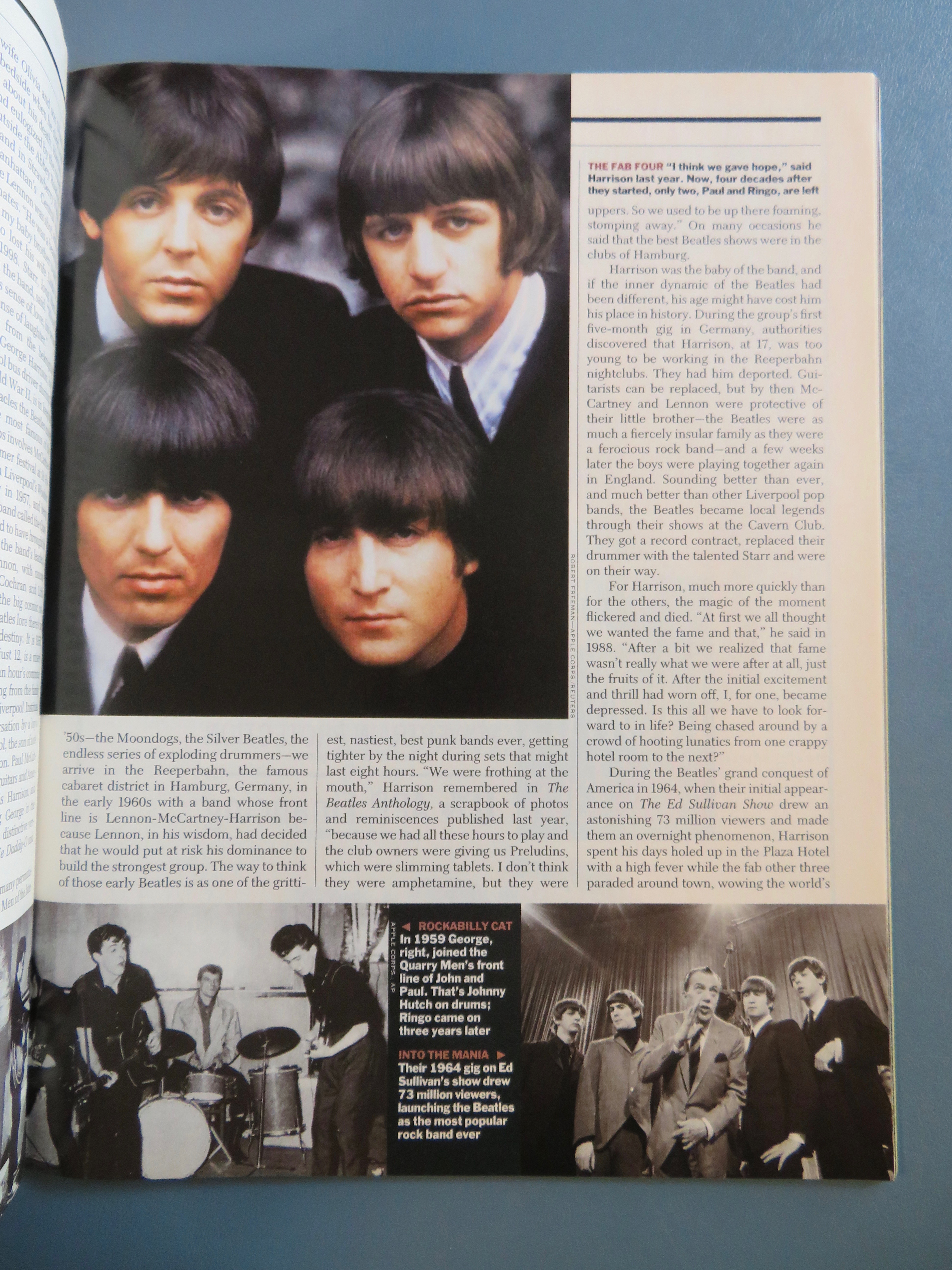 Time Magazine December 10, 2001 George Harrison