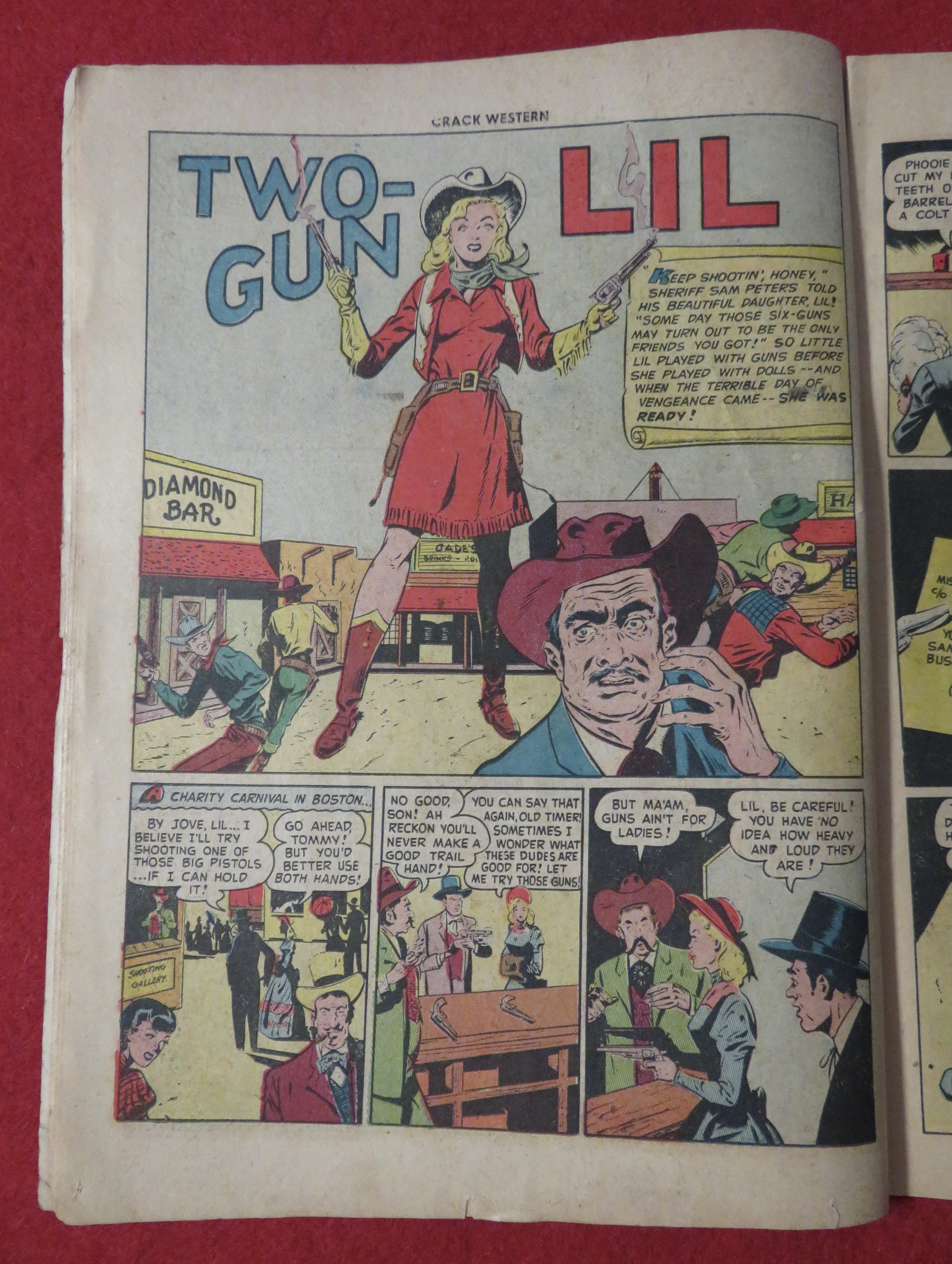 Crack Western Comic November 1949 Arizona Ames