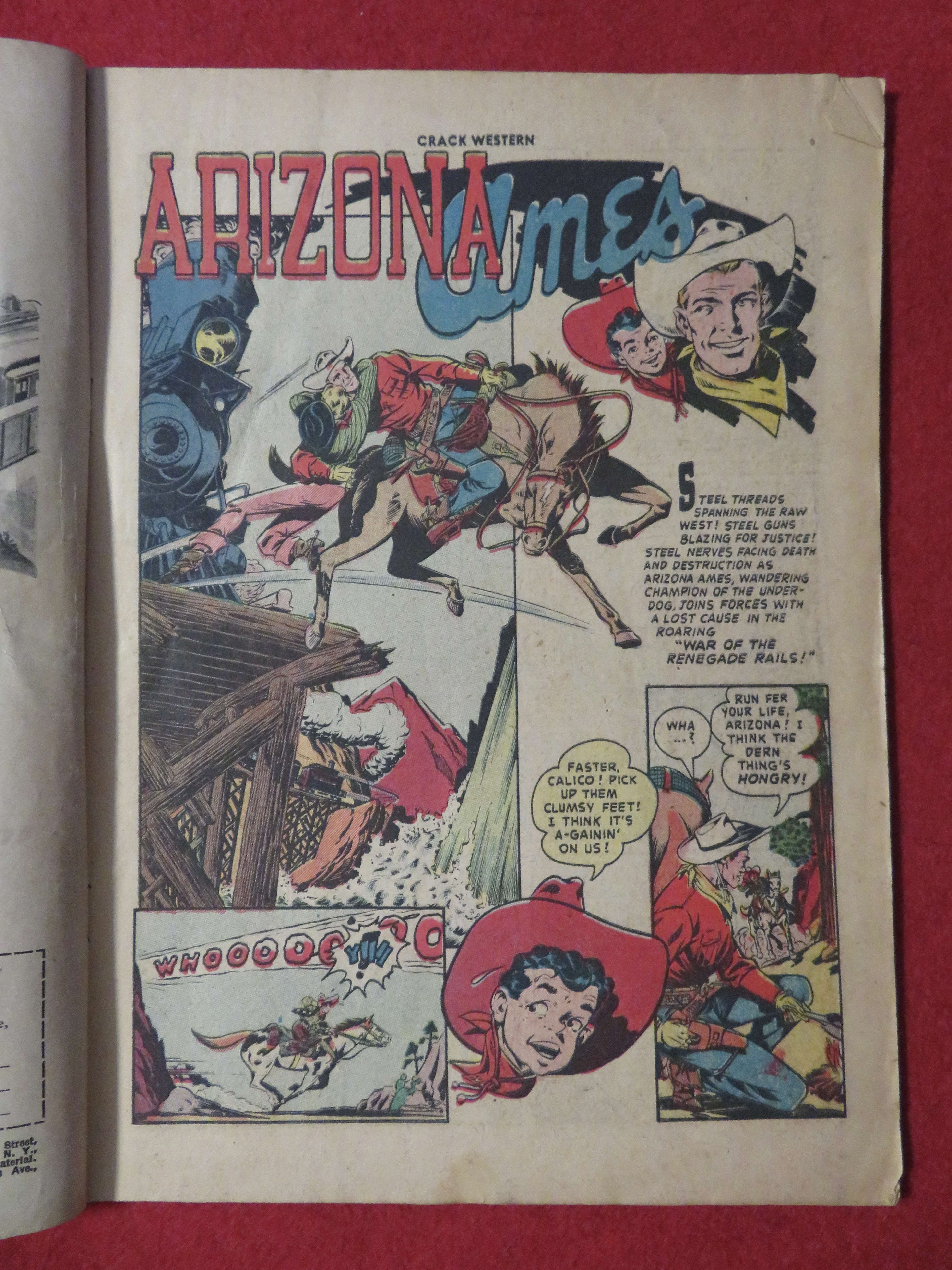 Crack Western Comic November 1949 Arizona Ames