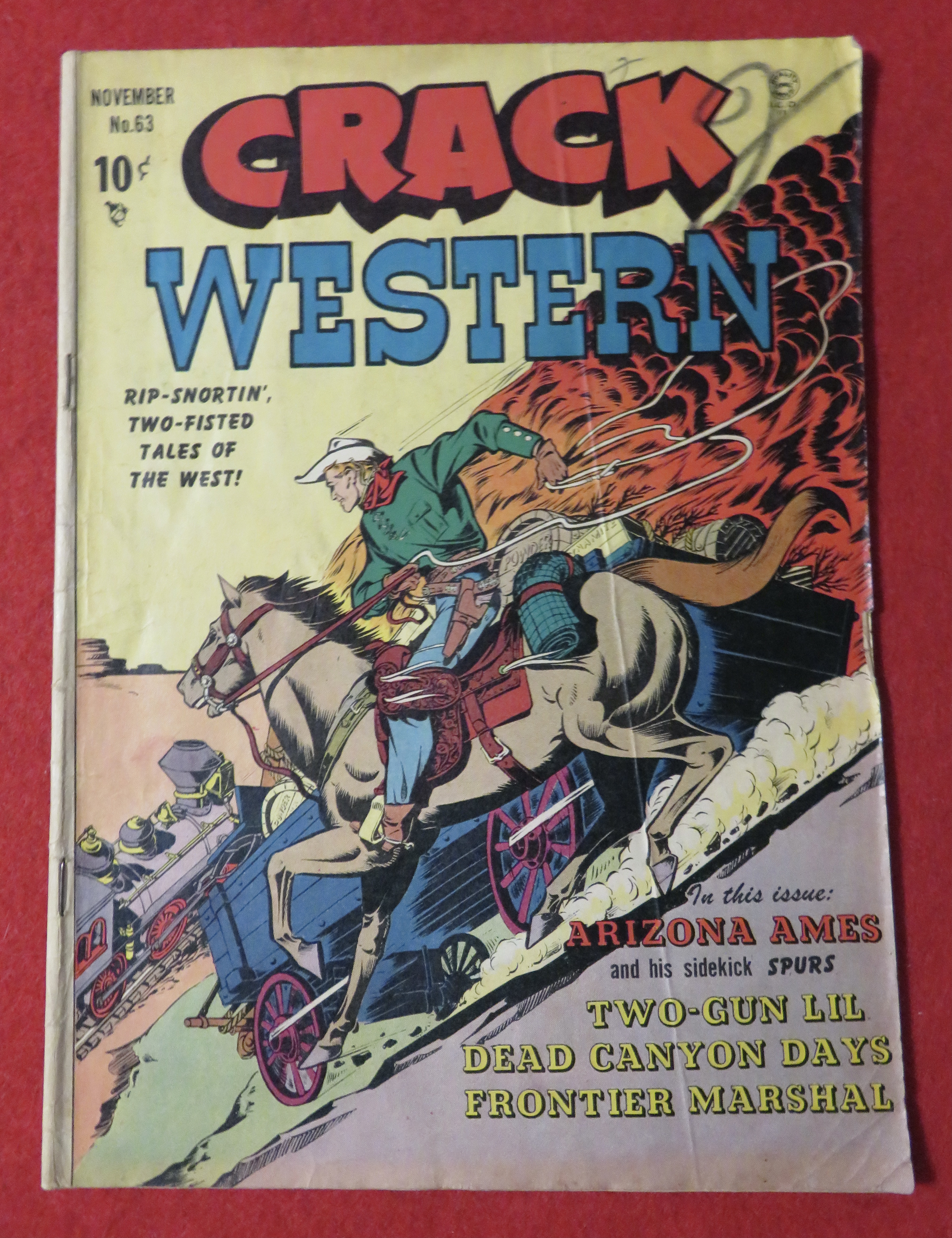 Crack Western Comic November 1949 Arizona Ames