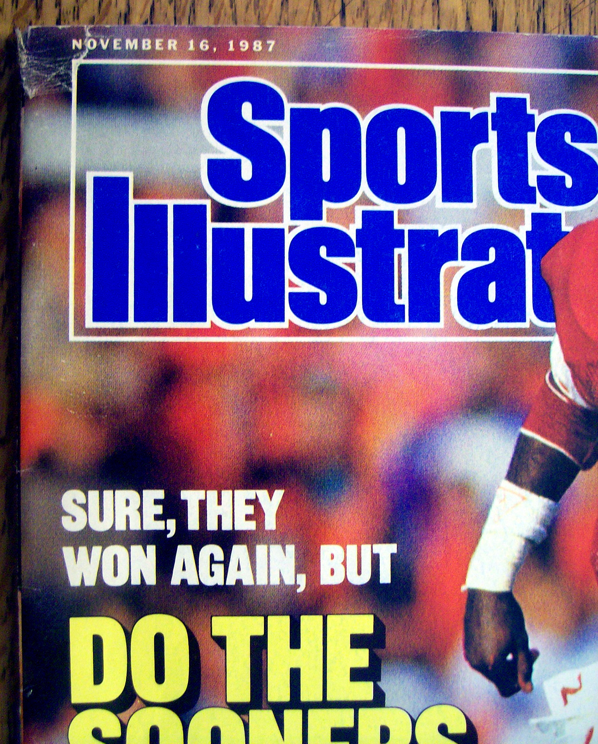 Sports Illustrated Magazine-Nov 16, 1987-R. Anderson