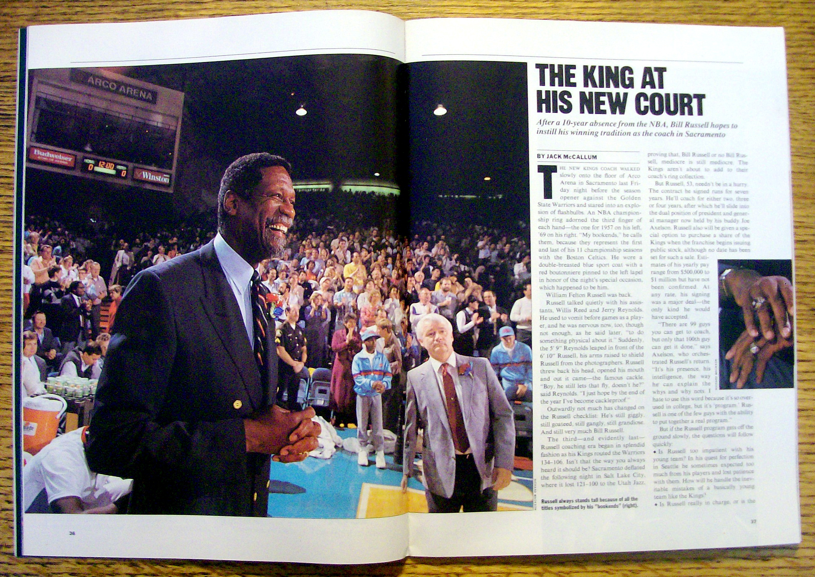 Sports Illustrated Magazine-Nov 16, 1987-R. Anderson