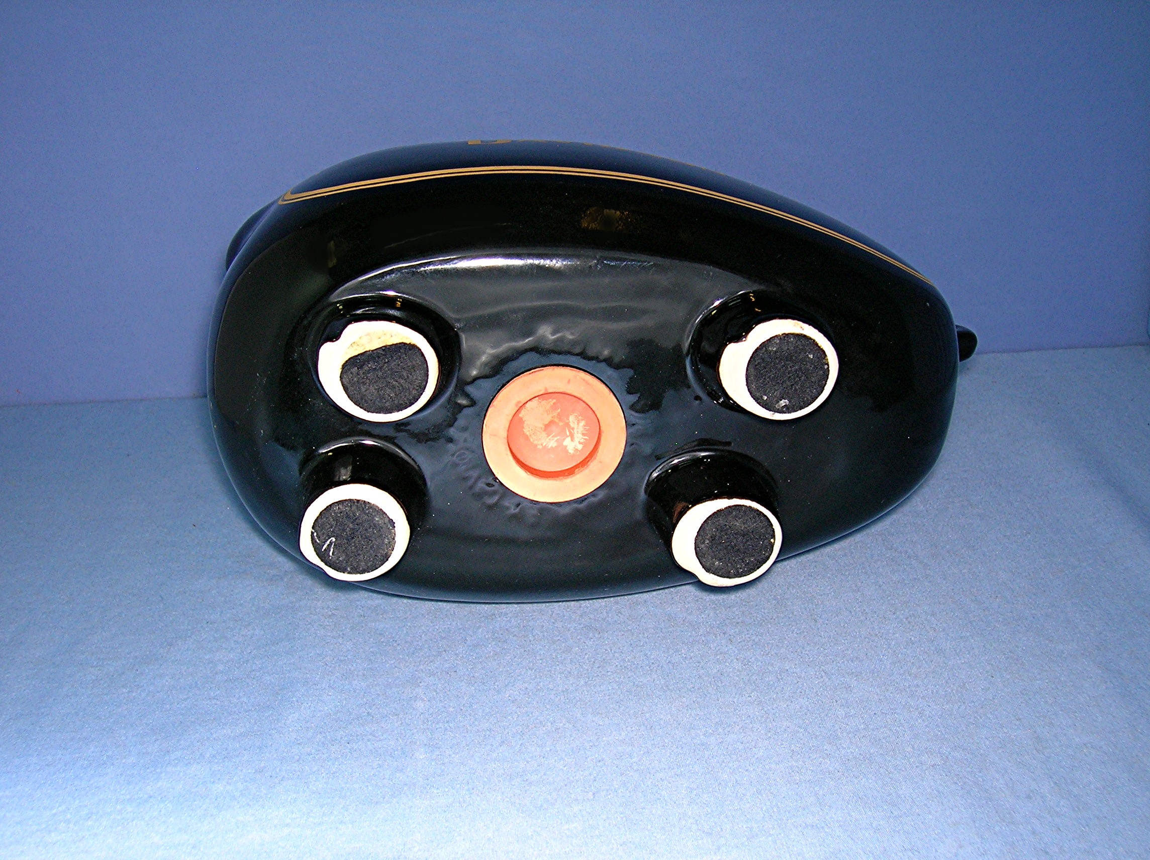 Money Bank Ceramic Harley Davidson Hog