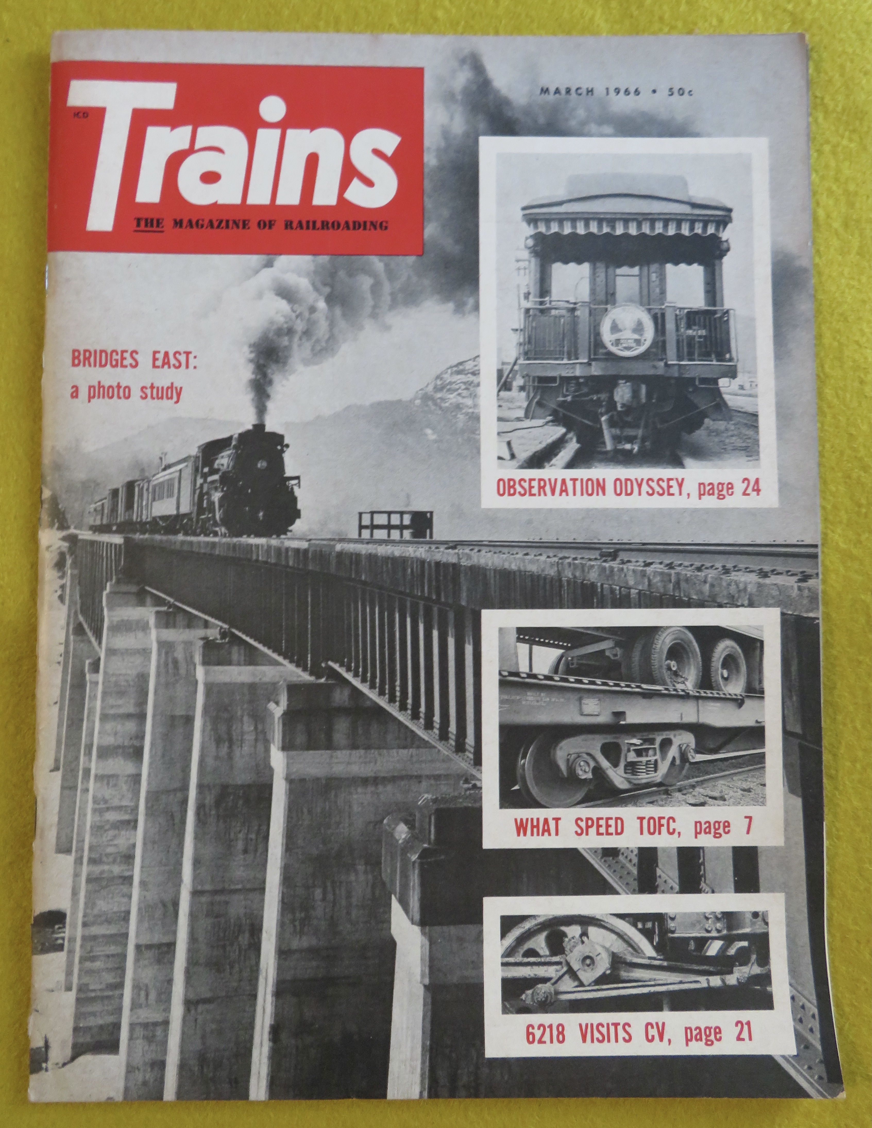 Trains Magazine March 1966
