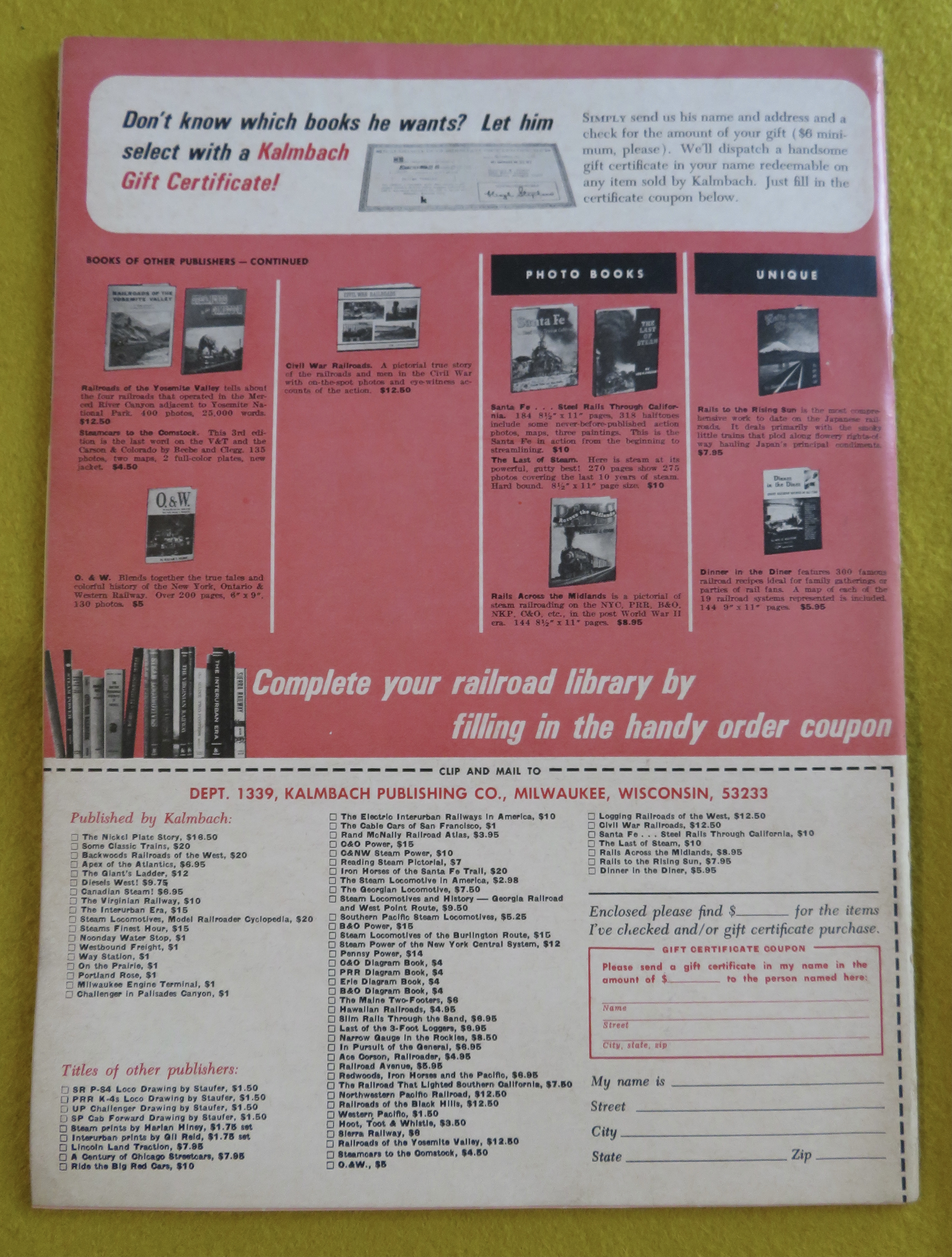 Trains Magazine March 1966