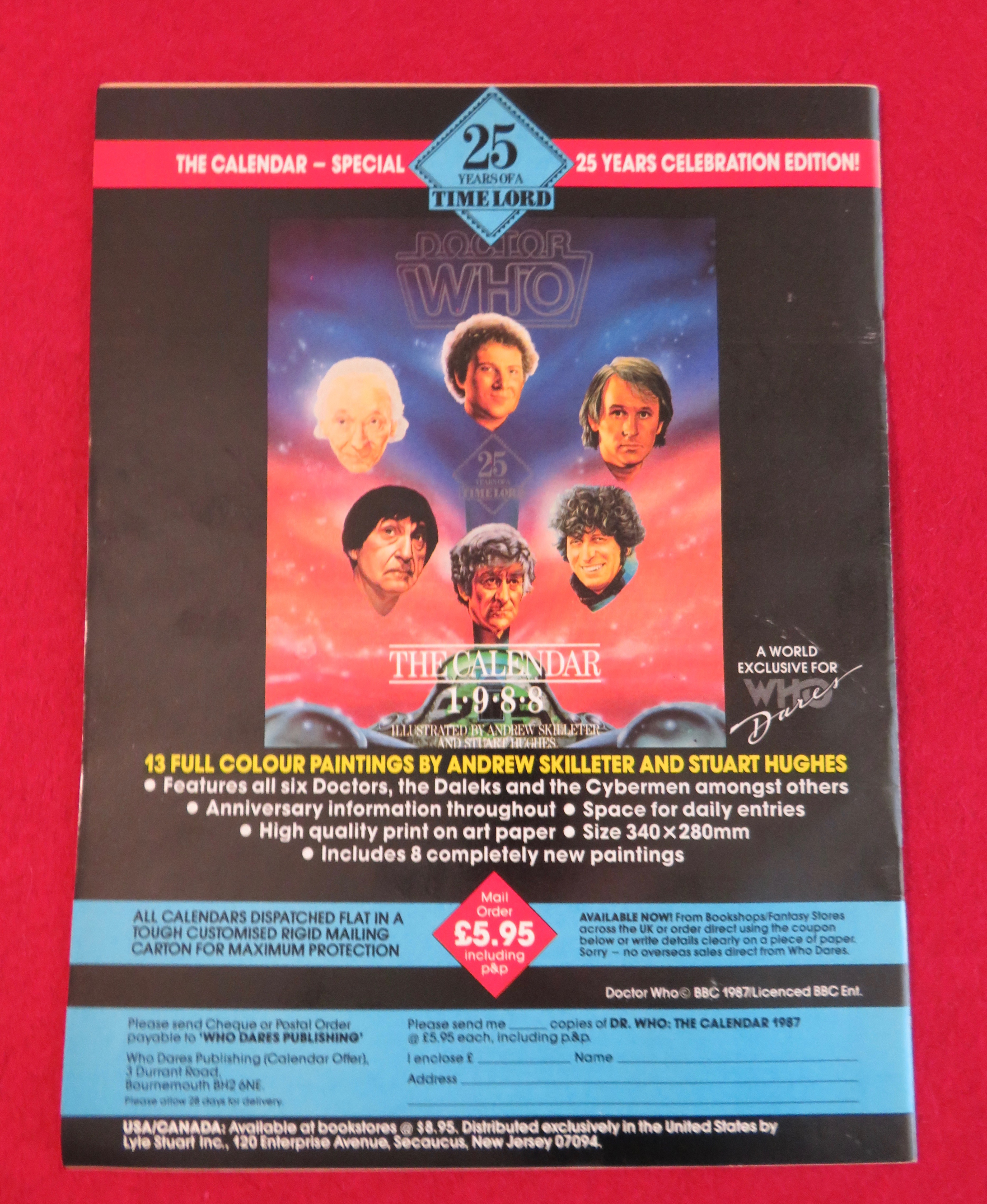 Doctor Who Magazine November 1987 Sylvester McCoy