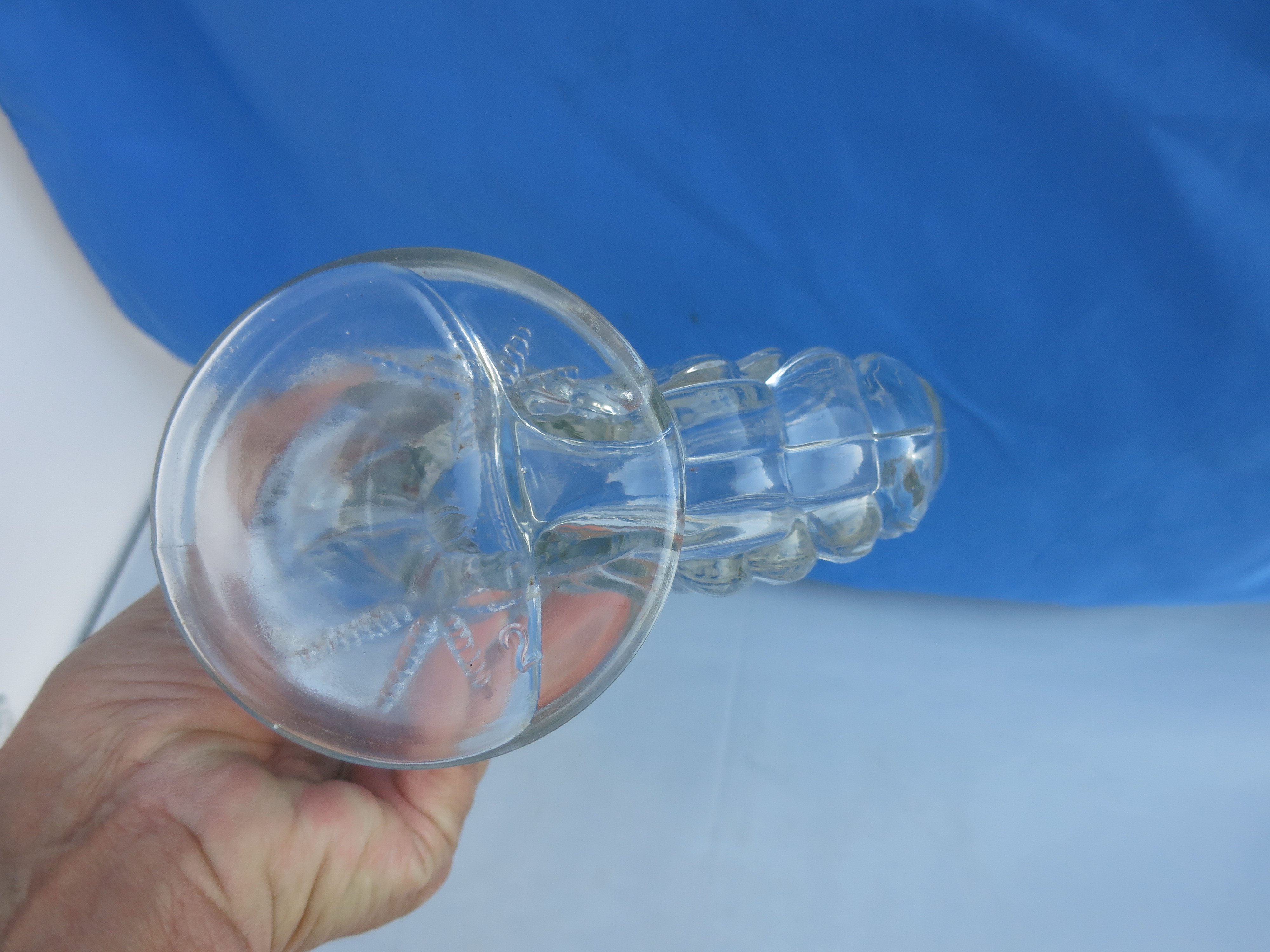 Rooster Figural Bottle Decanter Shot Glass Head