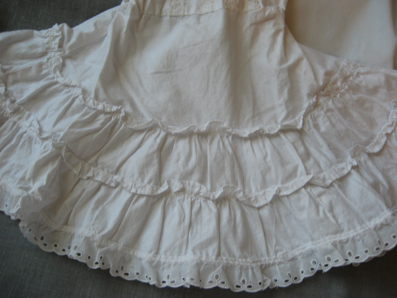2 Vintage Child or Doll Slips