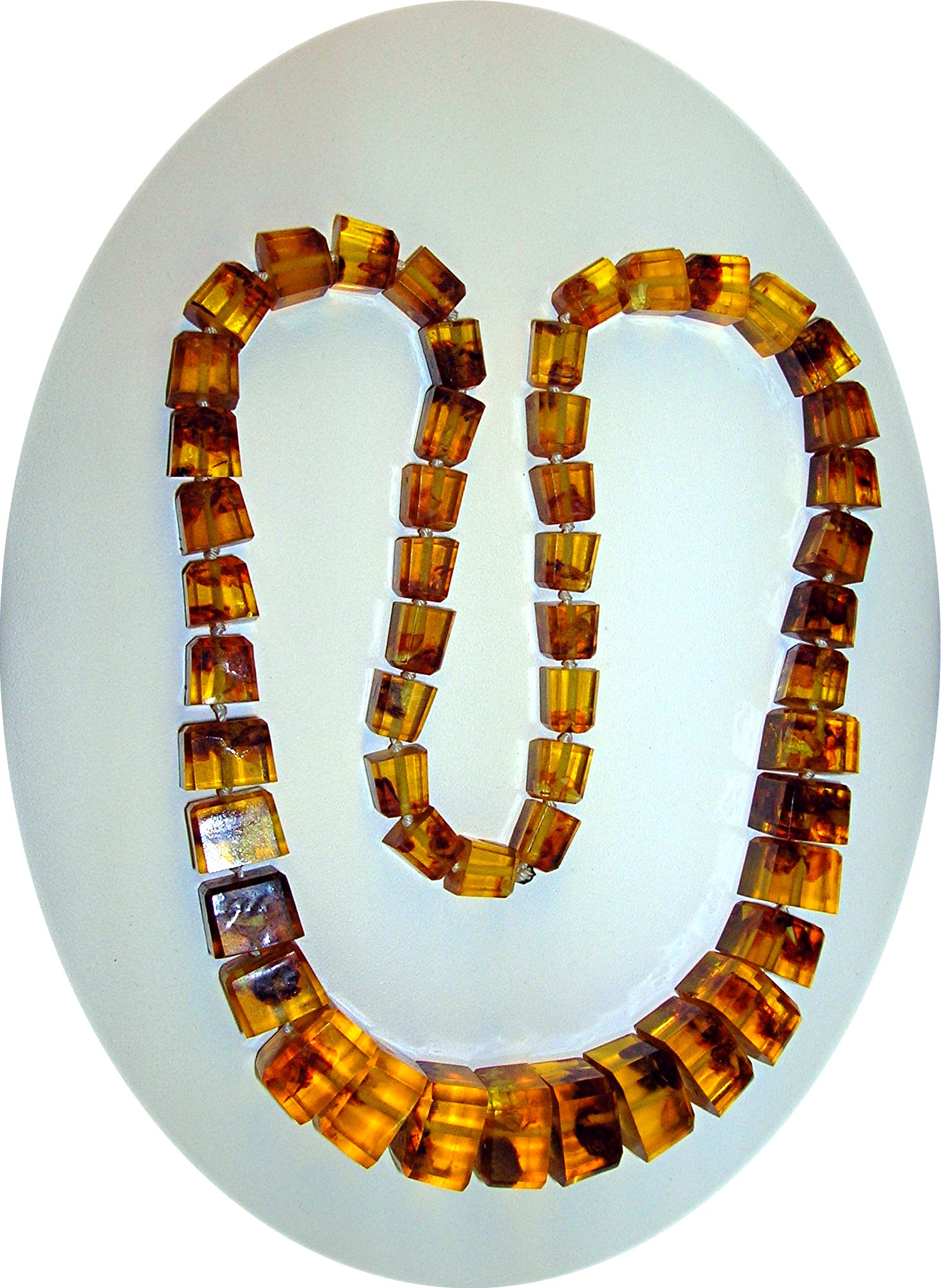 Baltic Amber Bugs Leaves  94 Grams Necklace