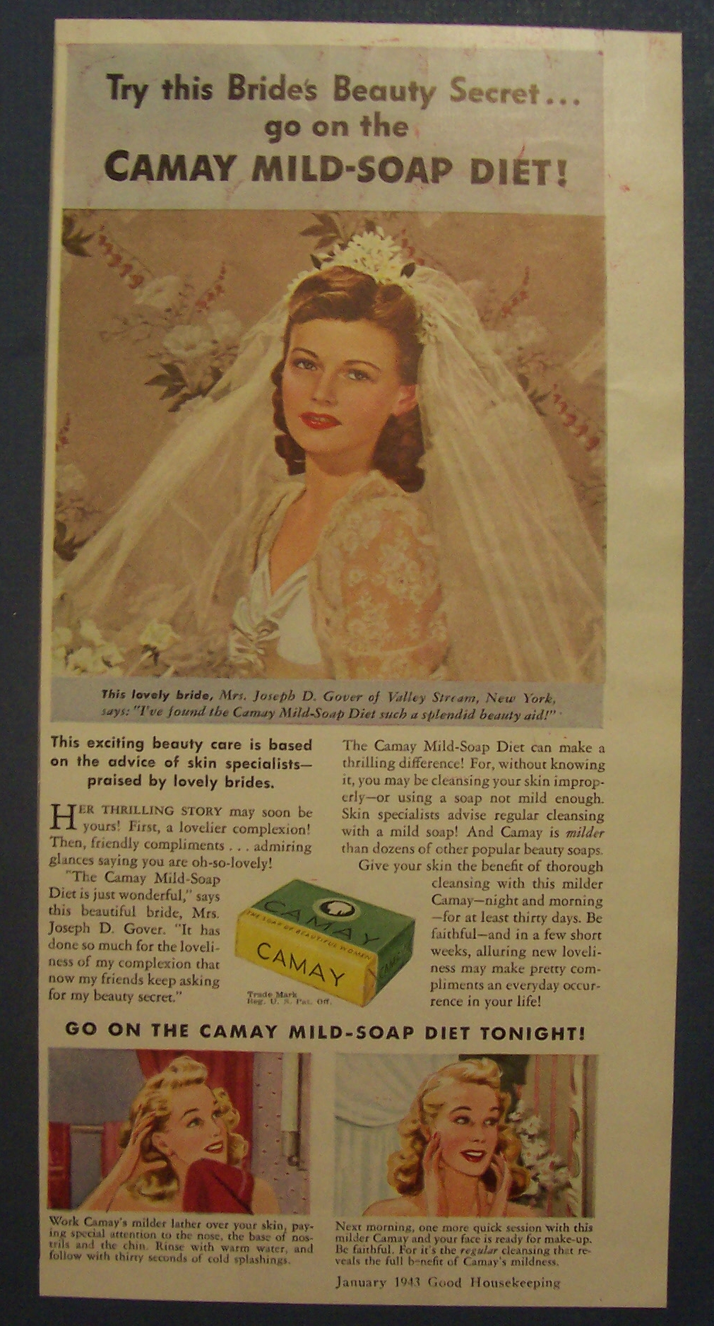 1943 Camay Soap