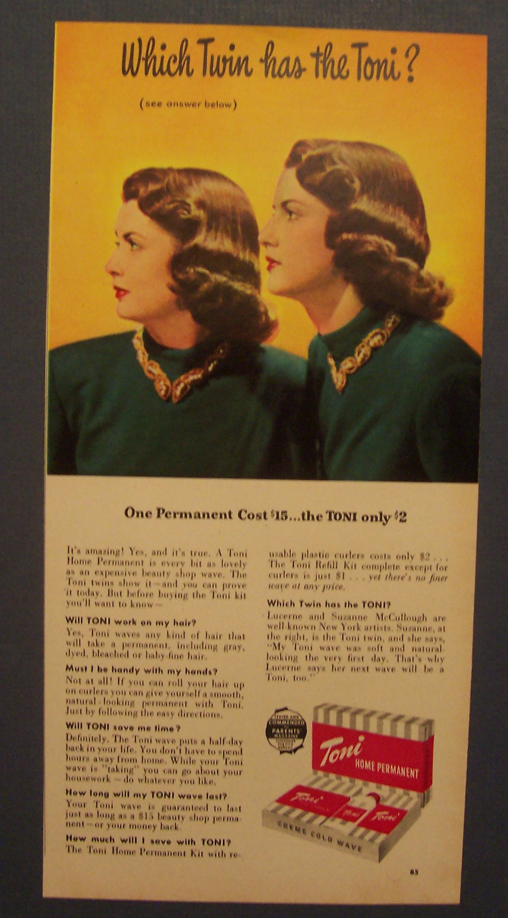 1948 Toni Home Permanent