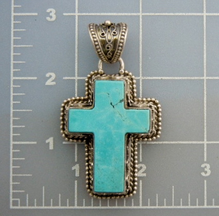 Cross Turquoise Sterling Silver Indonesia