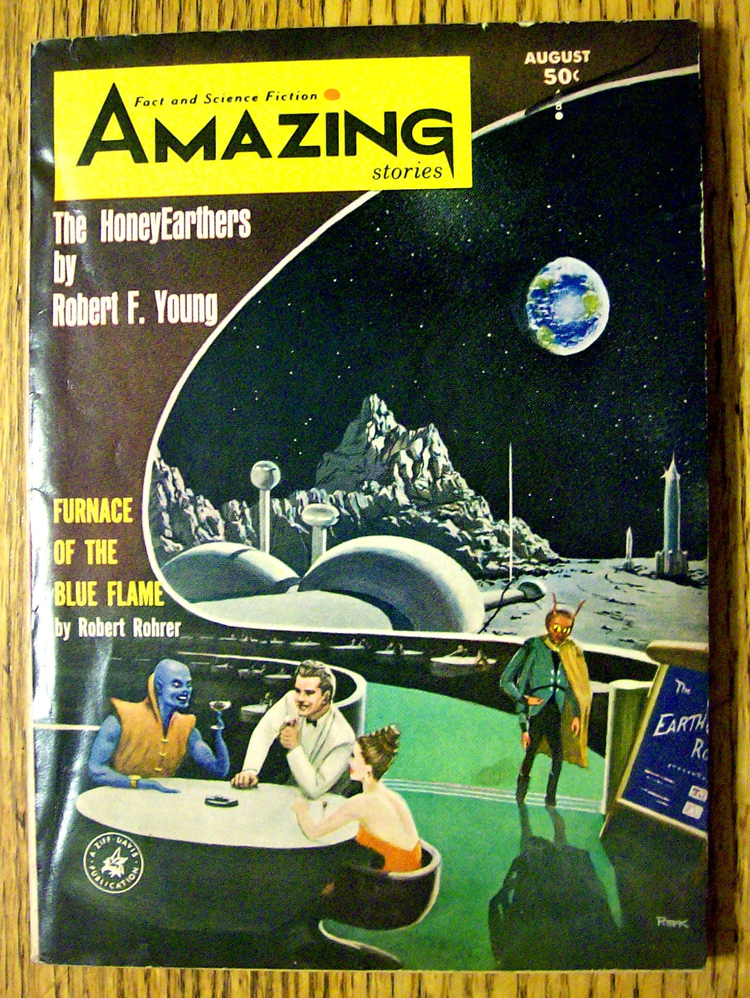 Amazing Stories Magazine August 1964 The HoneyEarthers