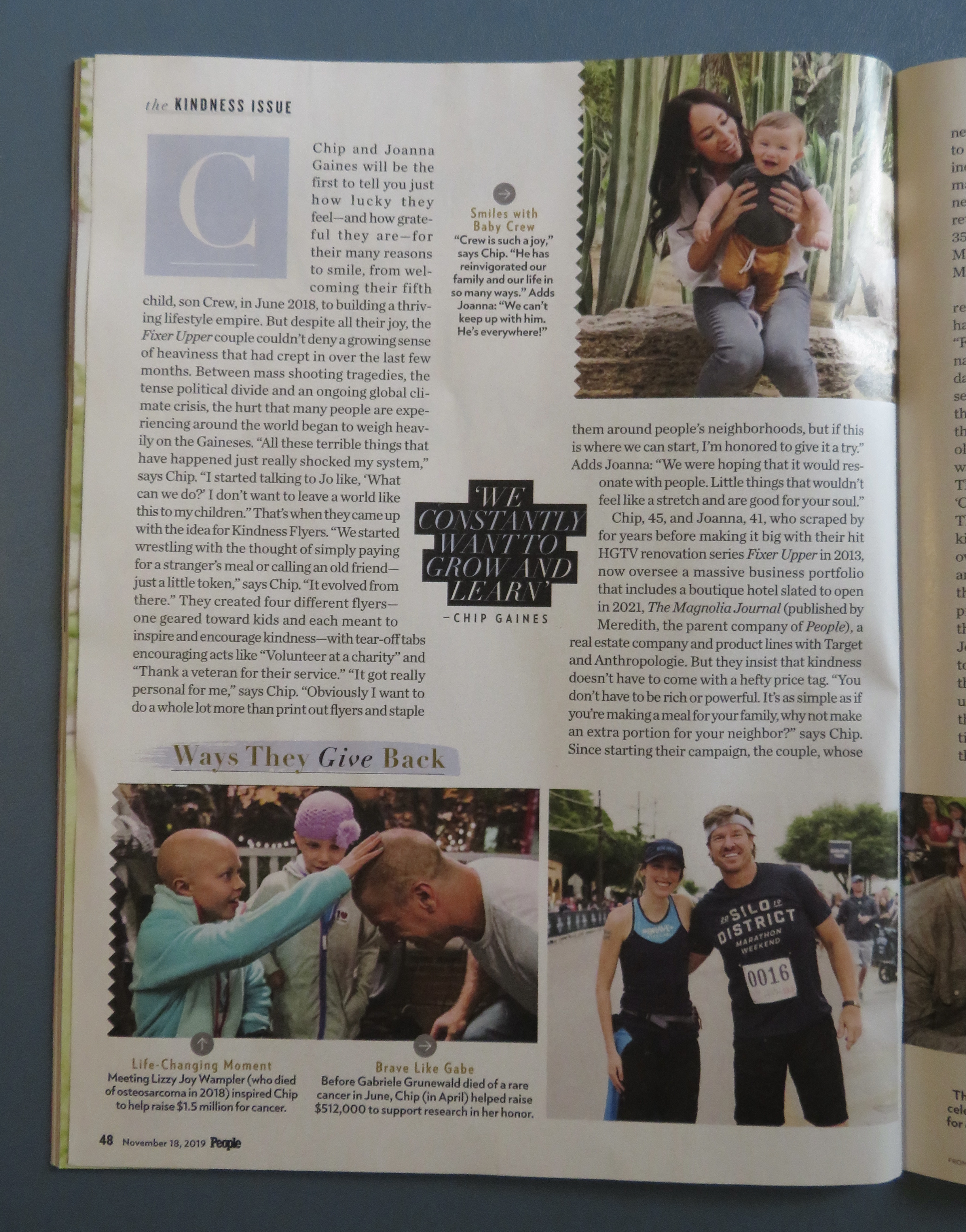People Magazine November 18, 2019 Chip & Joanna