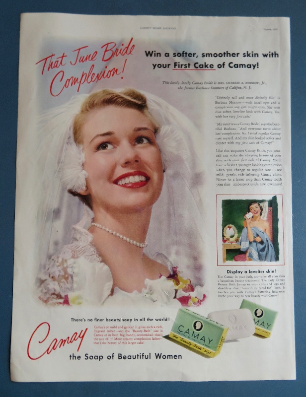 1951 Camay Soap with Lovely Bride