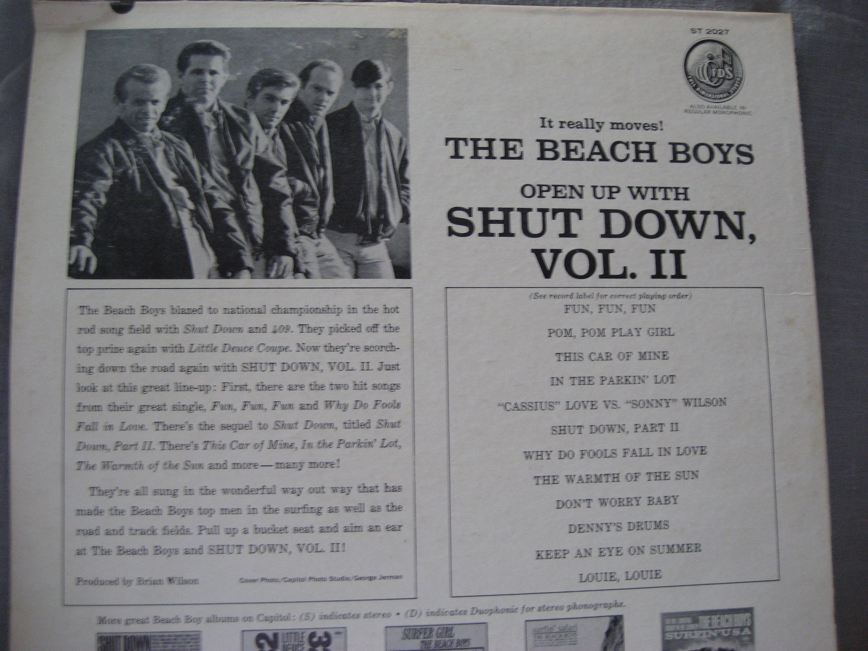 The Beach Boys, Shut Down Vol. 2