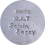 Calvin Begay Opal Inlay Sterling Silver Necklace USA