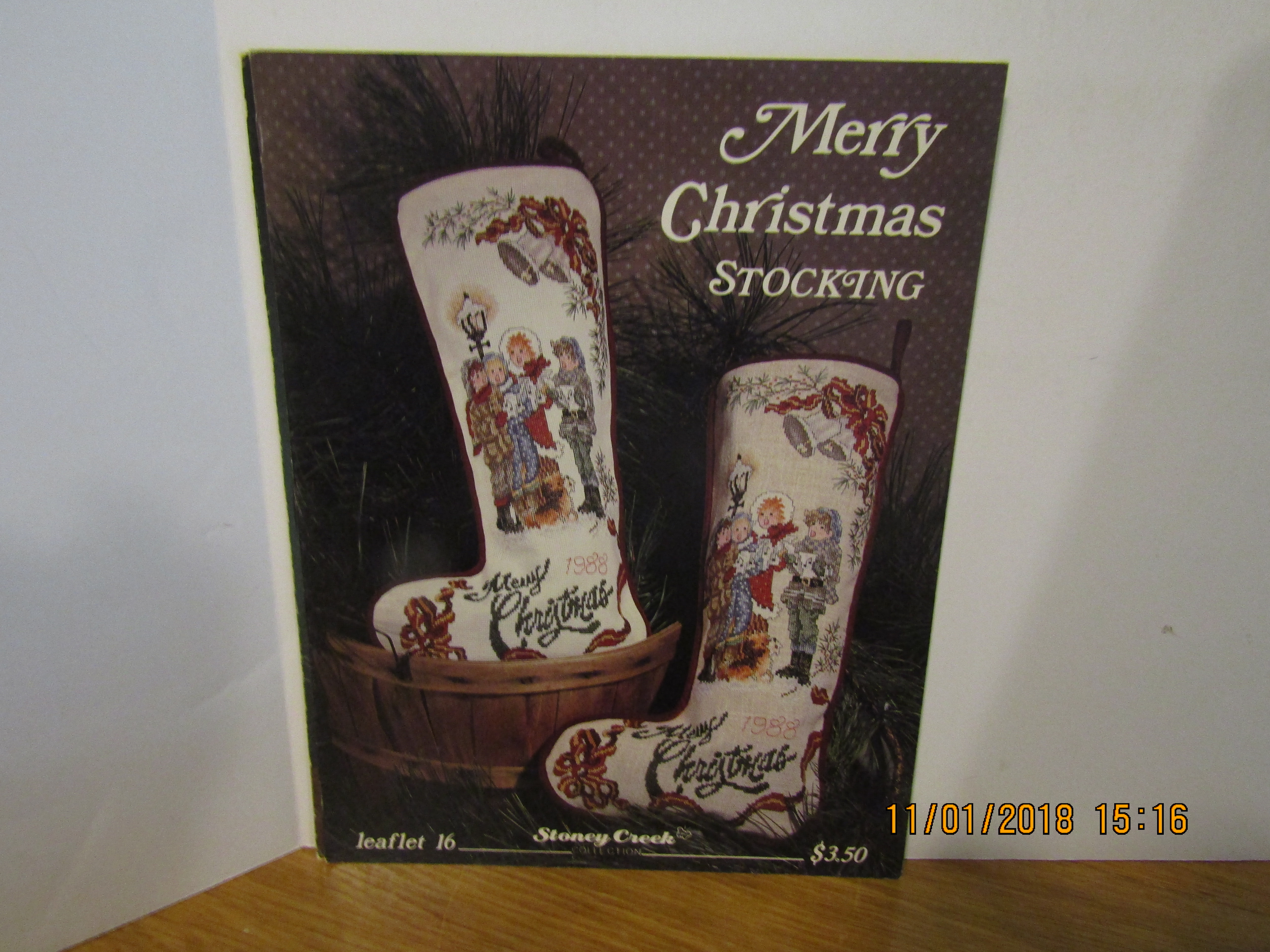 Stoney Creek Collection Merry Christmas Stocking #16