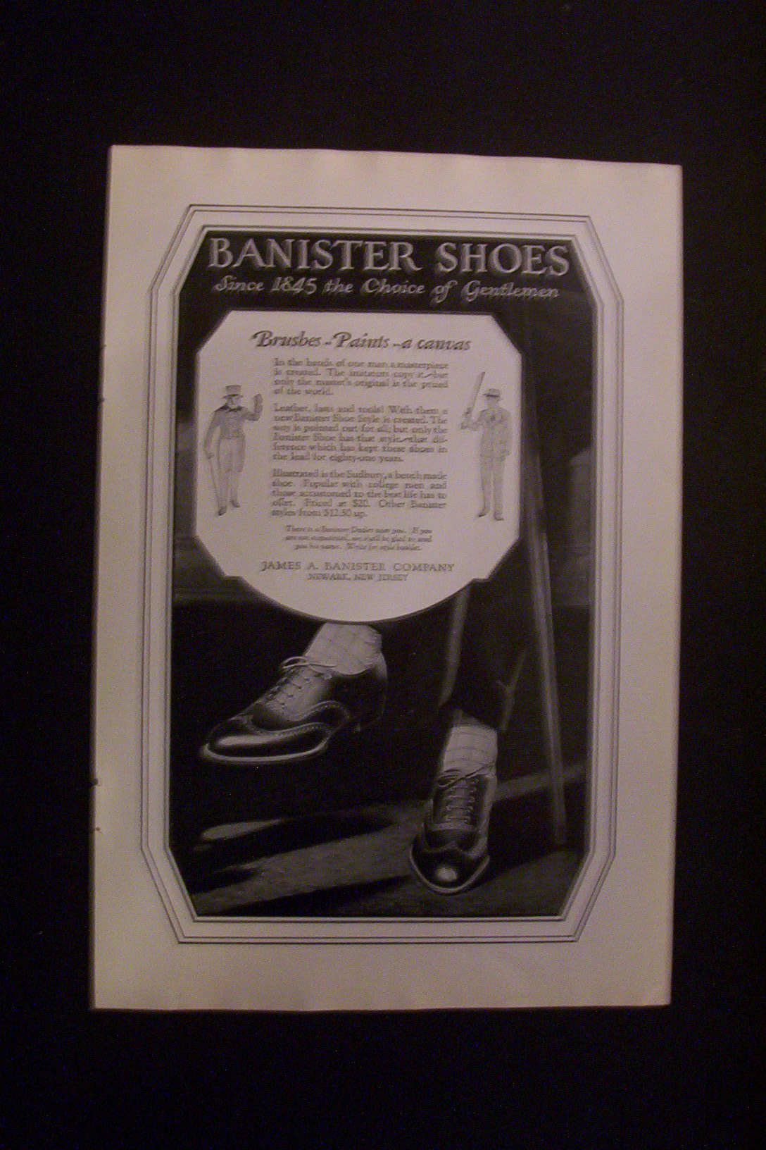 1926 Banister Shoes with Pair of Black Shoes