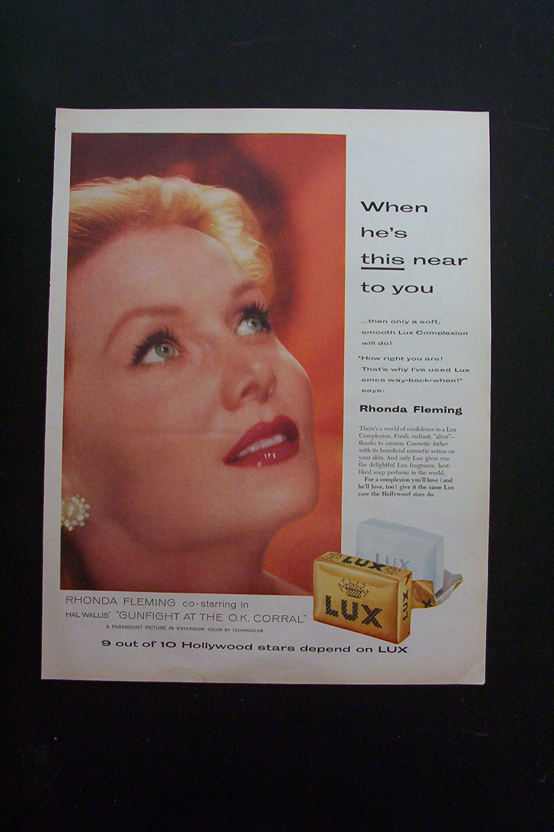 1957 Lux Soap with Rhonda Fleming