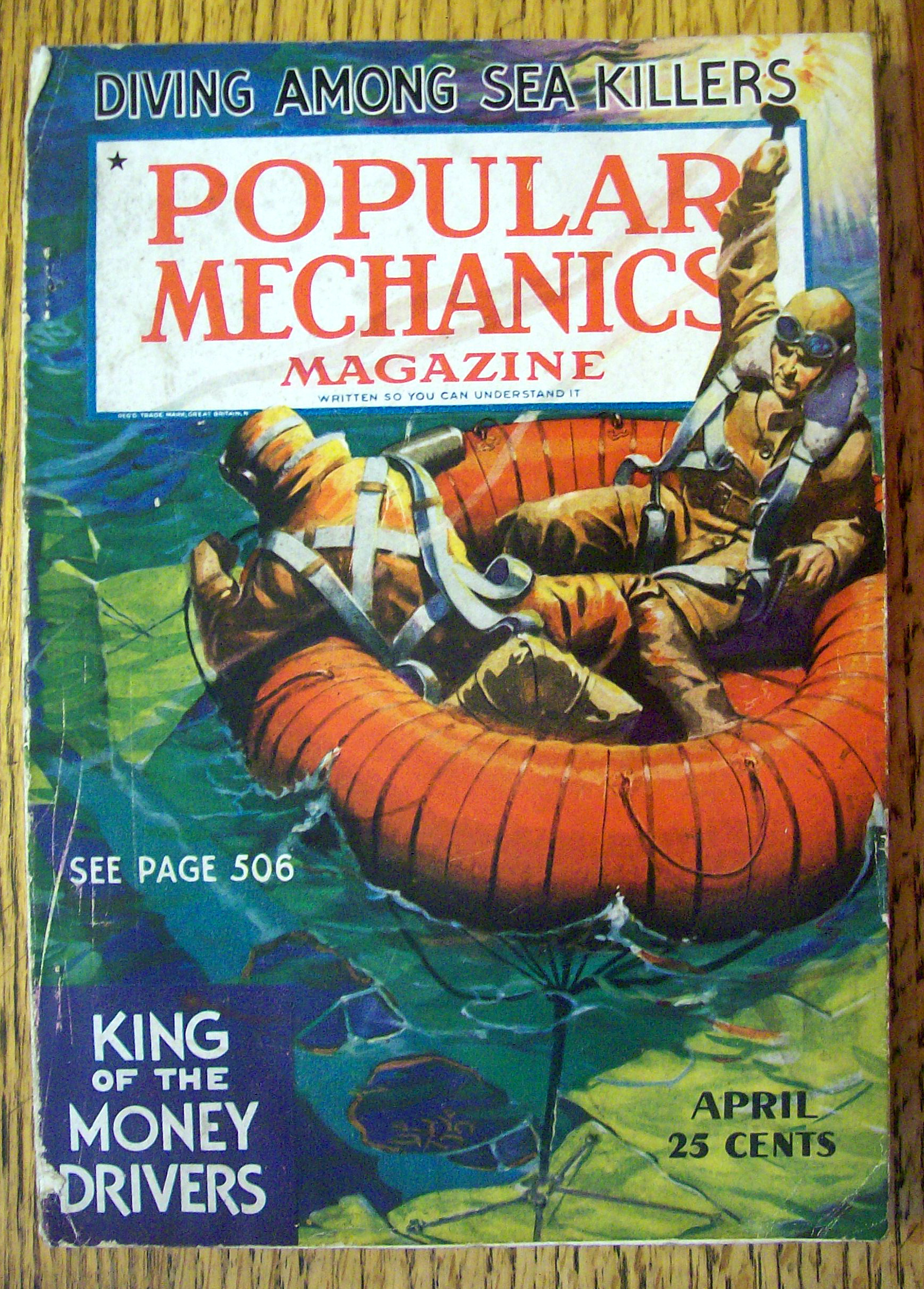 Popular Mechanics-April 1936-King Of The Money Drivers
